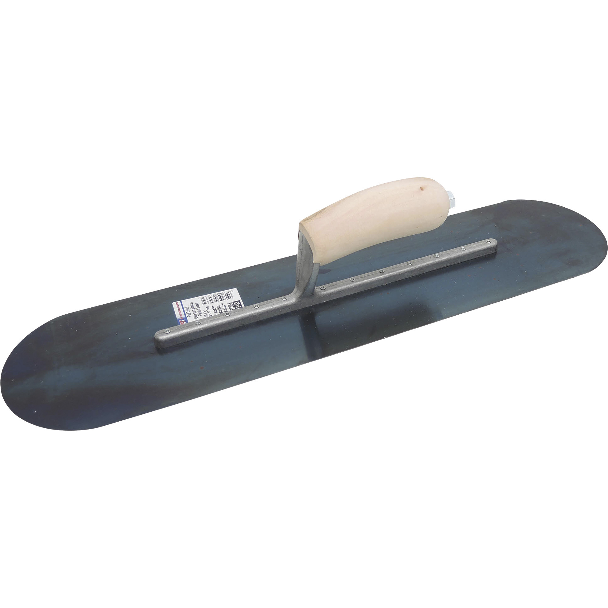 QLT by Marshalltown Blue Steel Pool Trowel, 10Inch L x 3Inch W, Model PT103B