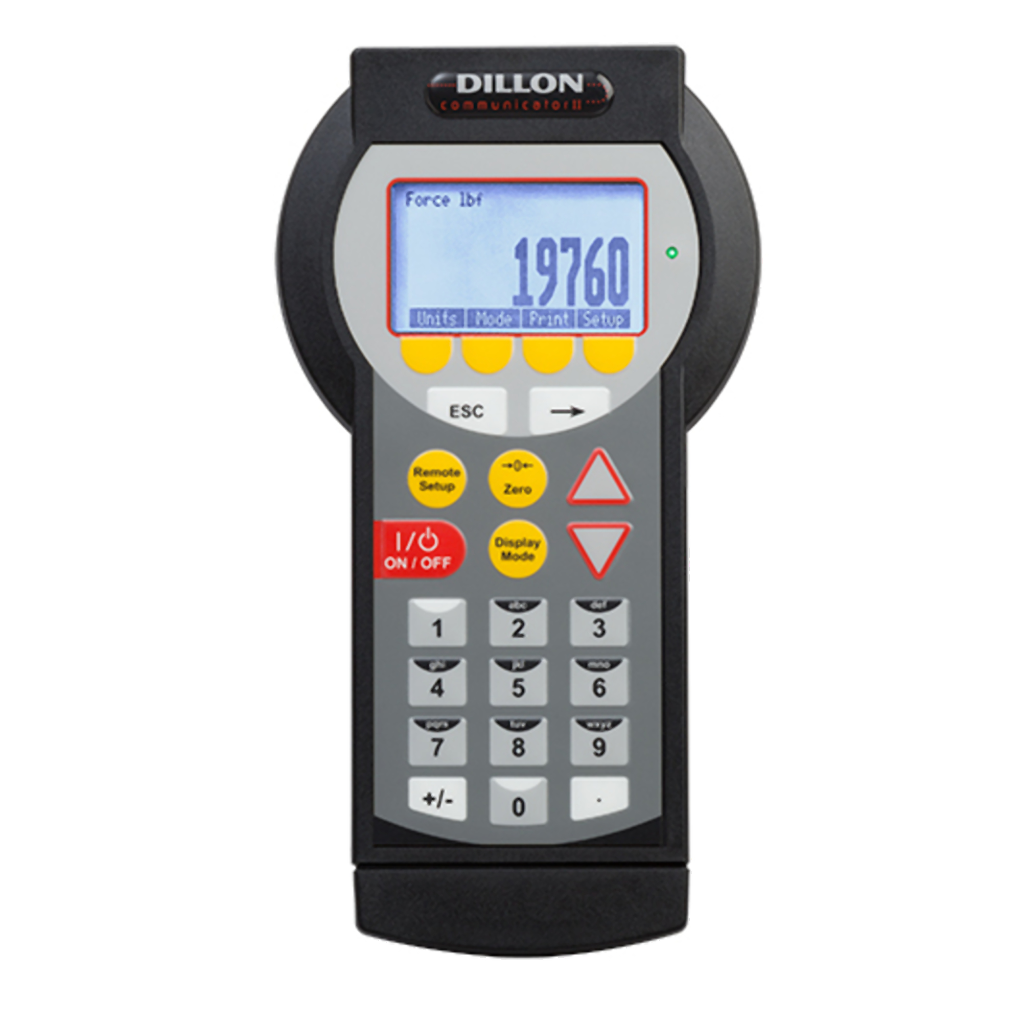 Dillon, Hand-held remote for EDXtreme Dynamometers, Model Communicator