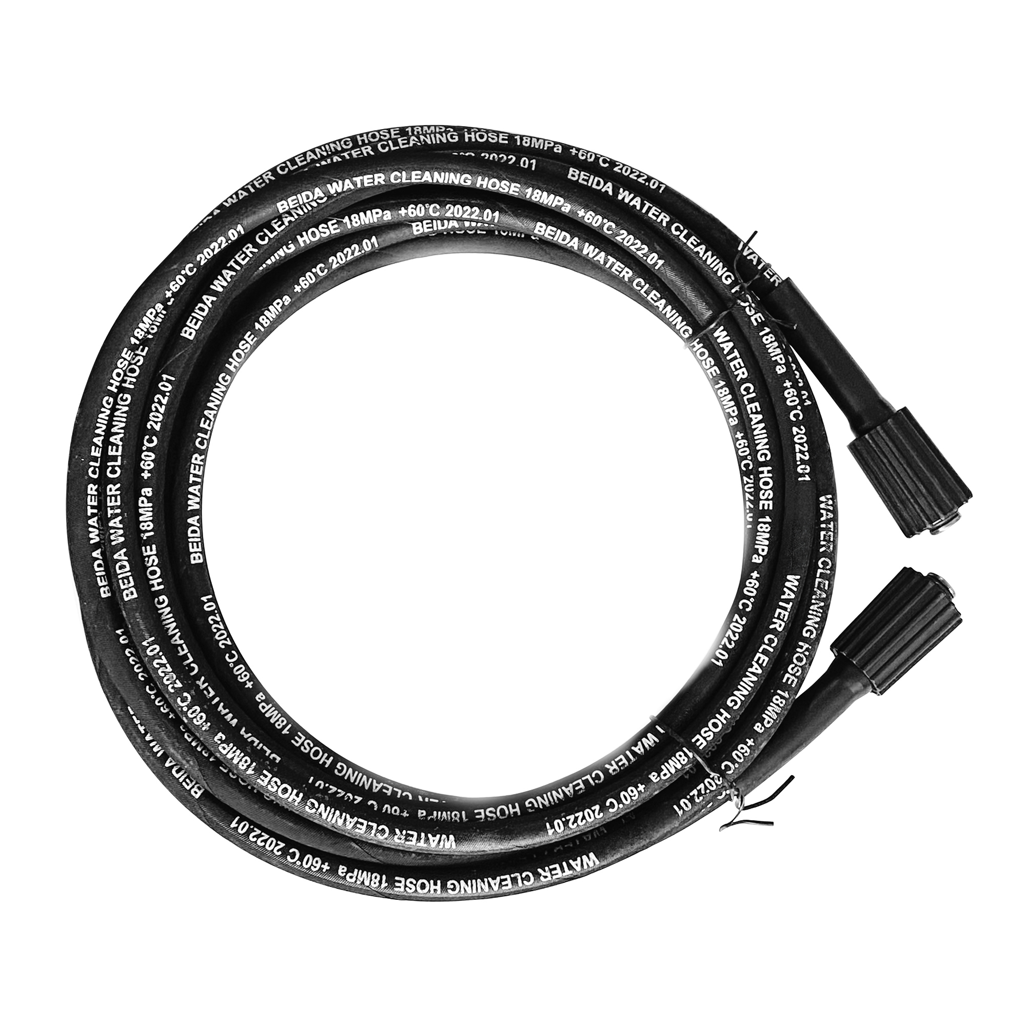 Powerplay, FLEXWASHPro 25ft. Pressure Washer Hose, Diameter 1/4 in, Length 25 ft, Max. PSI 2610 Model PWXA155