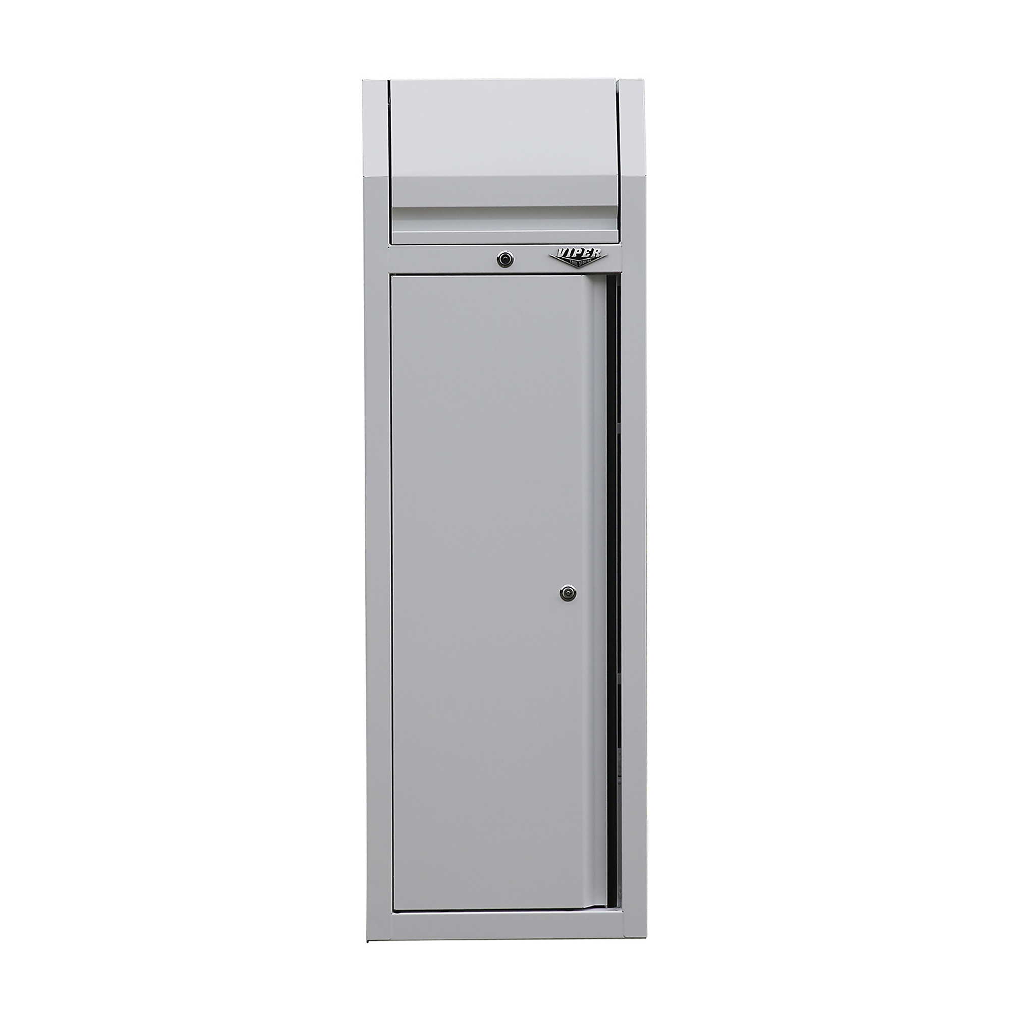 Viper Tool Storage, 3-Shelf Steel Side Locker, White, Width 19.63 in, Height 67 in, Color White, Model V2003SLWH