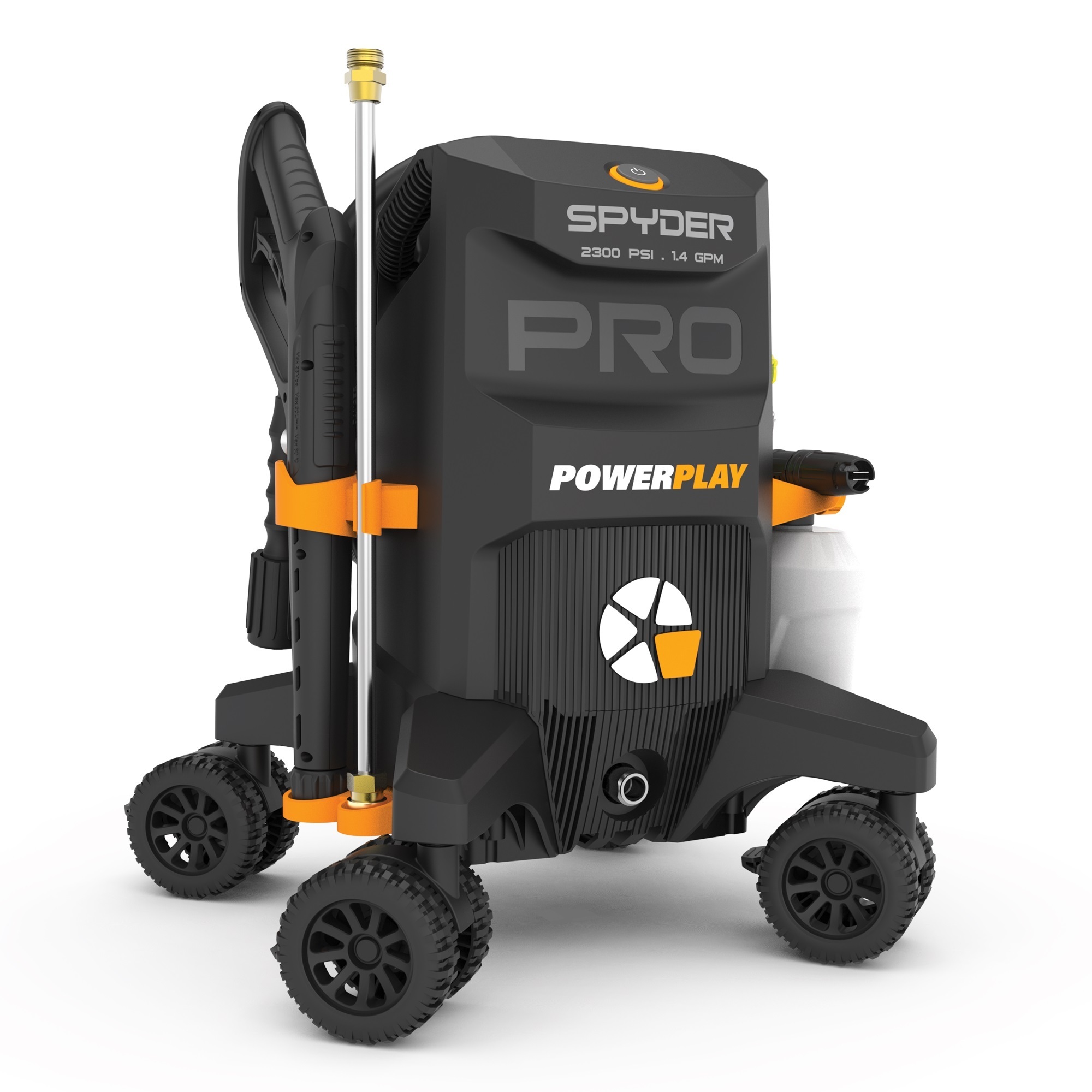 Powerplay, SPYDER PRO 2300PSI Electric Pressure Washer, Pressure 2300 PSI, Flow 1.5 GPM, Volts 120 Model SPY2300XP