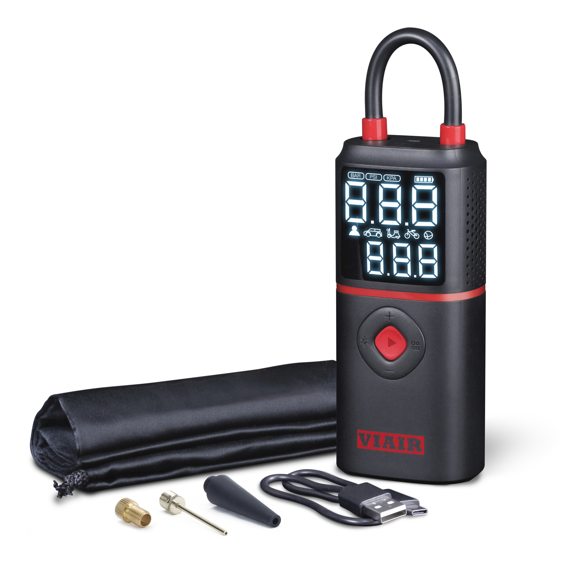 Viair, EVC Every Vehicle CarryTM Rechargeable Portble Tire Inflator, Max. PSI 120 Power Source Battery, Model EVC23P