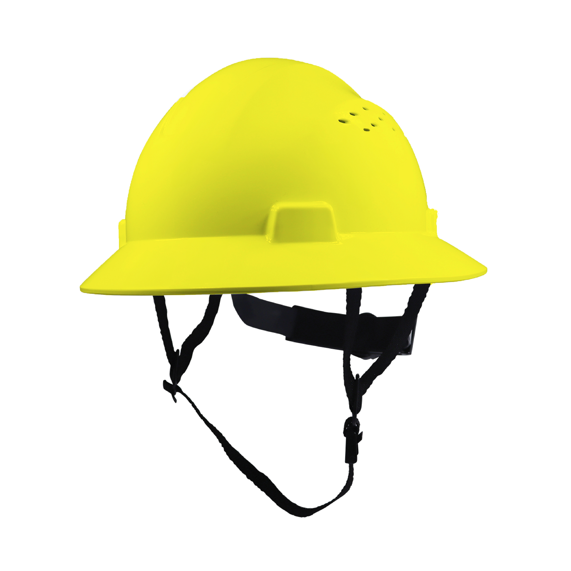 General Electric, YELLOW FULL BRIM HARD HAT VENTED, Size One Size, Color Yellow, Hat Style Full Brim, Model GH328Y