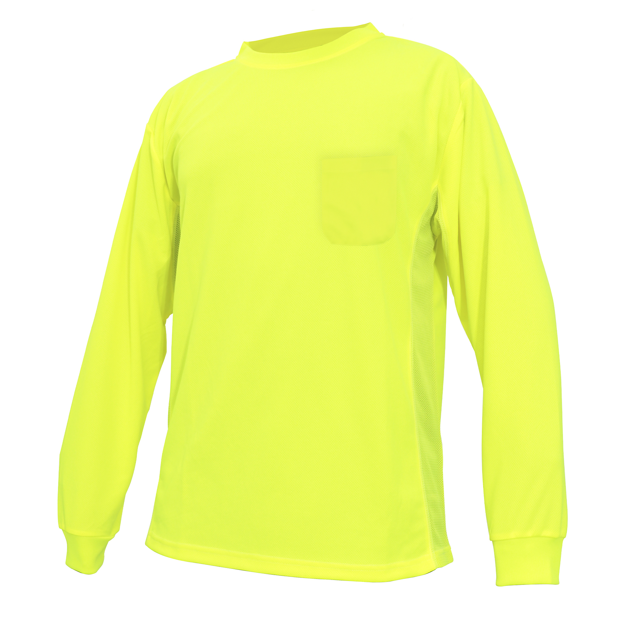 General Electric, HI-VIS LONG SLEEVE SHIRT L, Size L, Model GS108GL