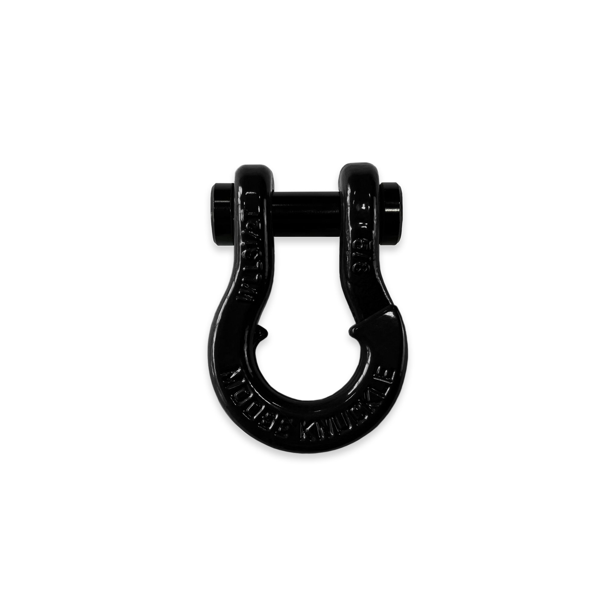 Moose Knuckle Offroad, 5/8 Recovery Towing Split Shackle Black Hole, Working Load Limit 7000 lb, Model FN000025-001