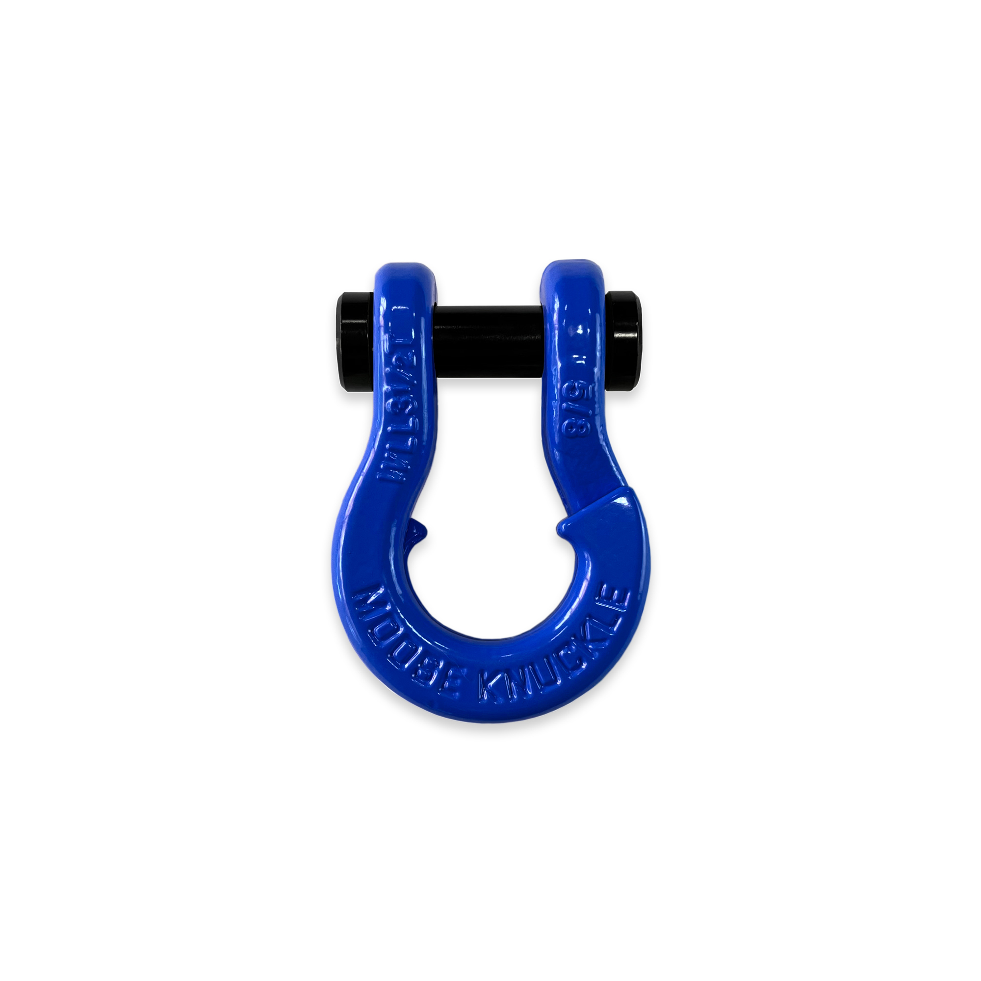 Moose Knuckle Offroad, 5/8 Recovery Towing Split Shackle Blue Balls, Working Load Limit 7000 lb, Model FN000025-005