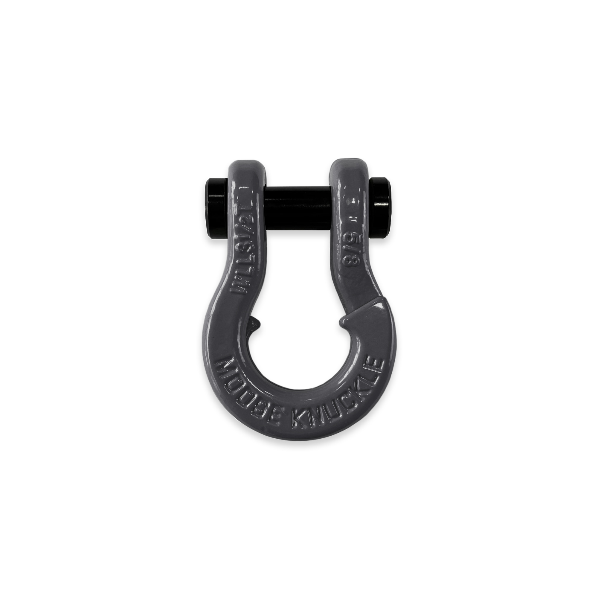 Moose Knuckle Offroad, 5/8 Recovery Towing Split Shackle Gun Gray, Working Load Limit 7000 lb, Model FN000025-002