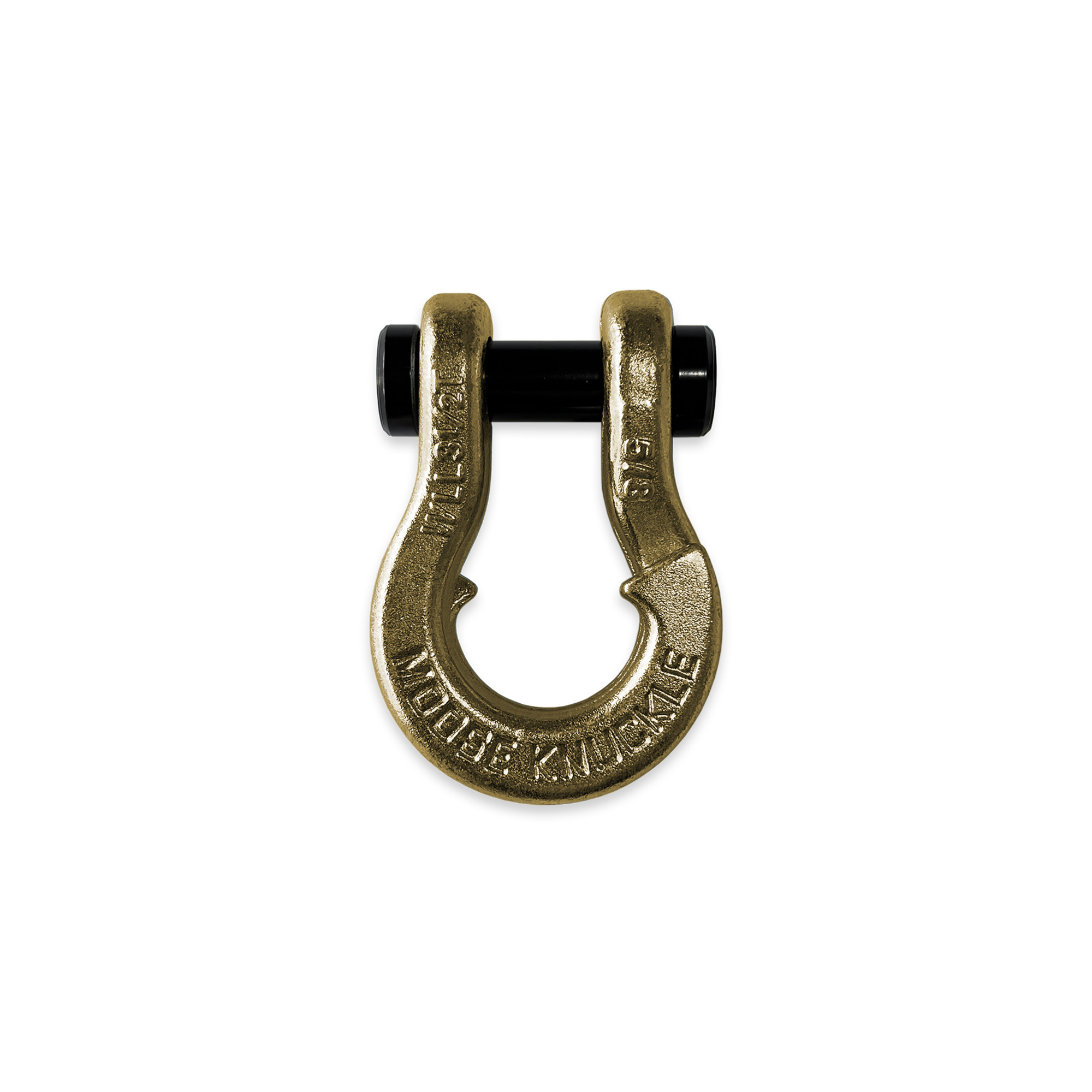 Moose Knuckle Offroad, 5/8 Recovery Towing Split Shackle Brass Knuckle, Working Load Limit 7000 lb, Model FN000025-012