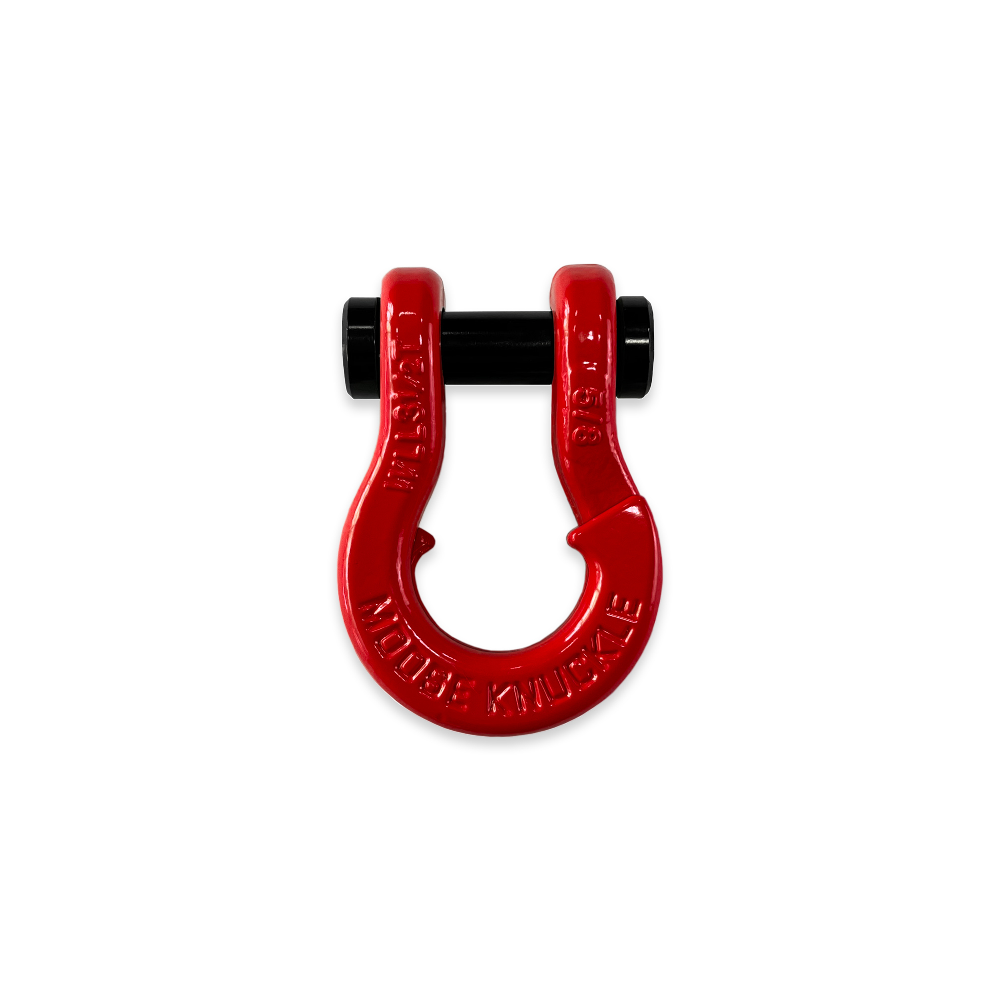 Moose Knuckle Offroad, 5/8 Recovery Towing Split Shackle Flame Red, Working Load Limit 7000 lb, Model FN000025-009