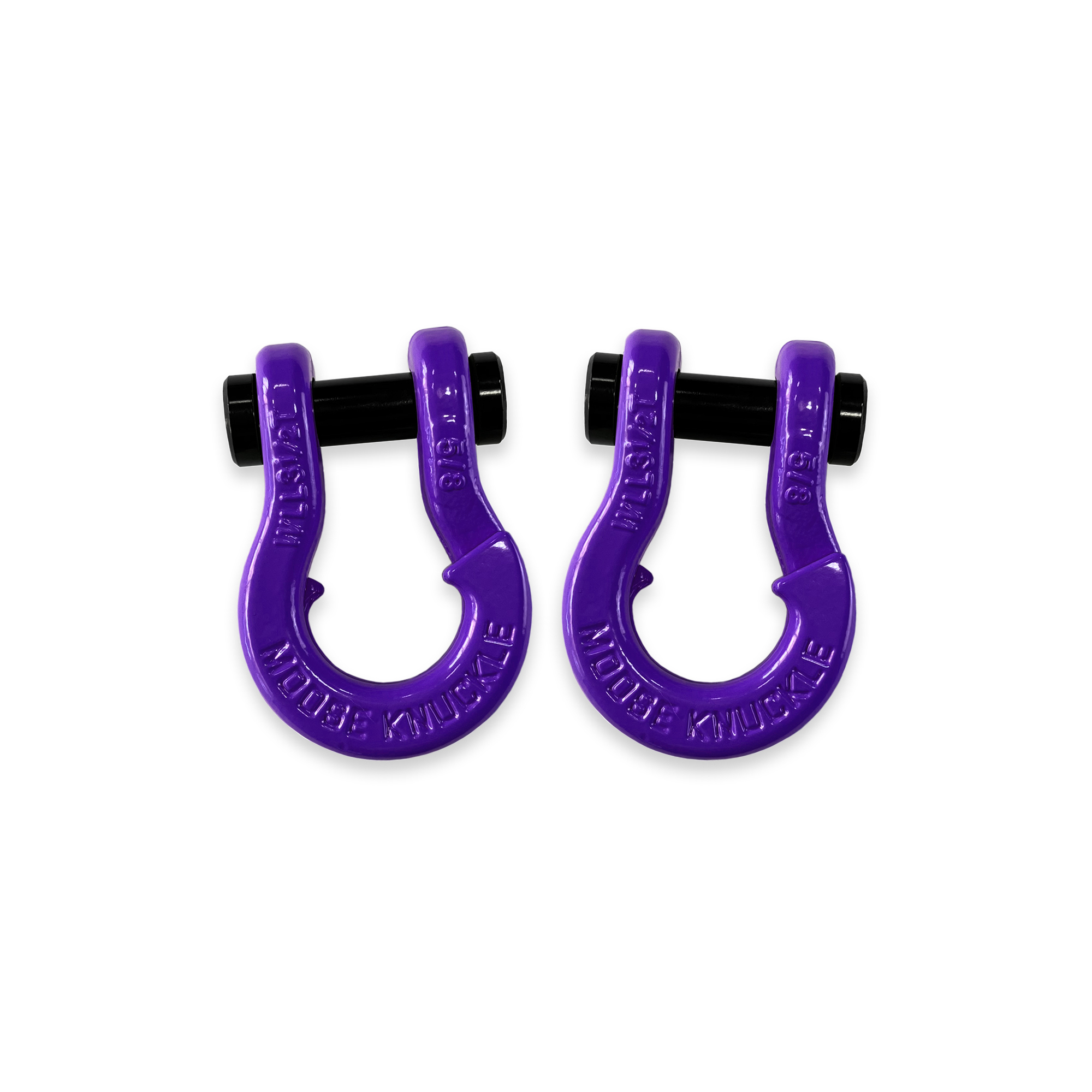 Moose Knuckle Offroad, 5/8 Recovery Split Shackle Grape Escape / Grape Escape, Working Load Limit 7000 lb, Model FN000025-053