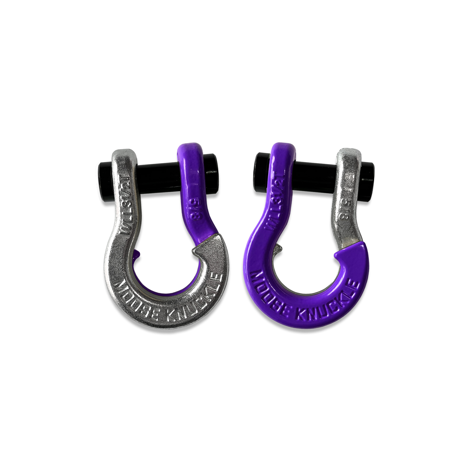 Moose Knuckle Offroad, 5/8 Split Shackle Nice Gal / Grape Escape, Working Load Limit 7000 lb, Model FN000025-148