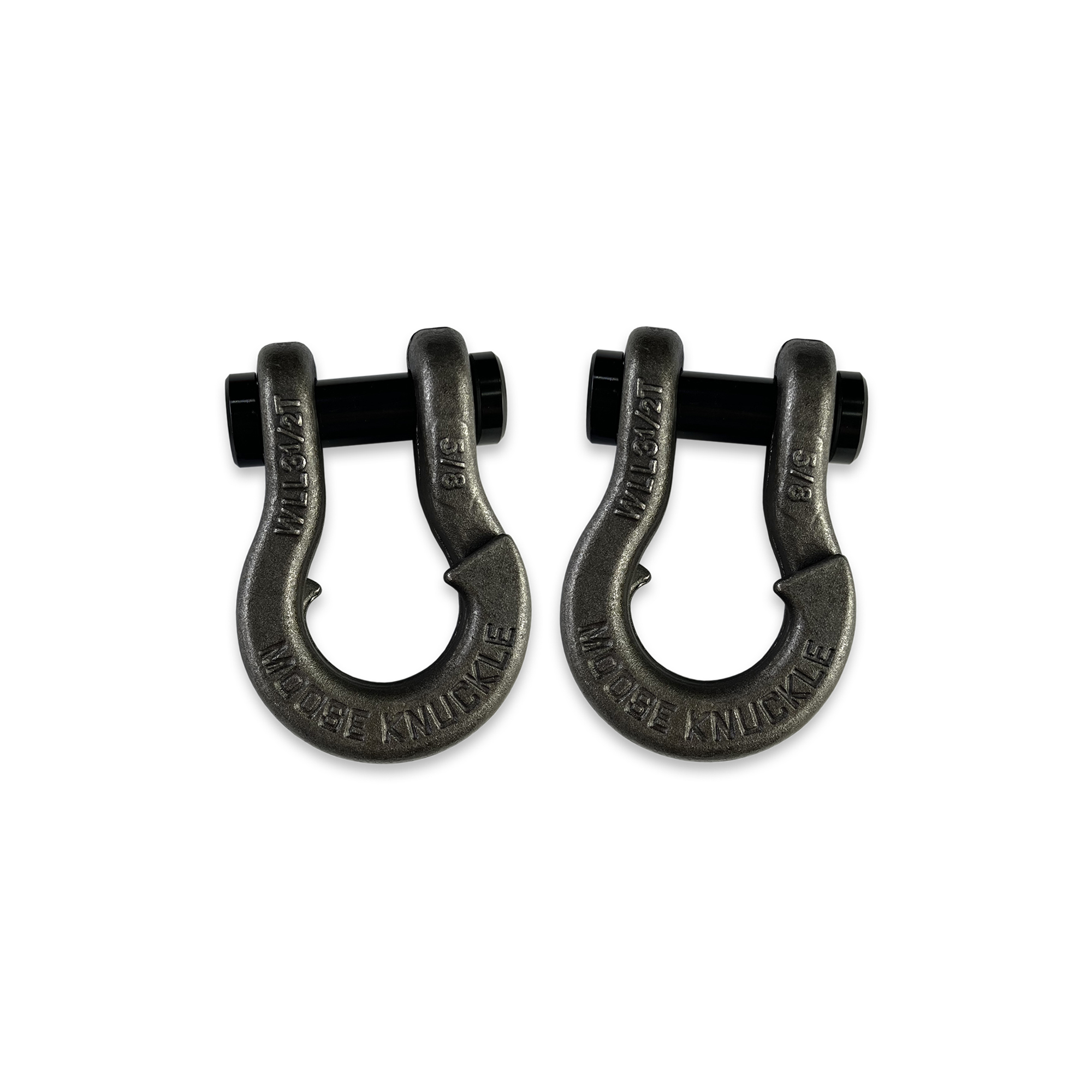 Moose Knuckle Offroad, 5/8 Split Shackle Raw Dog / Raw Dog, Working Load Limit 7000 lb, Model FN000025-170