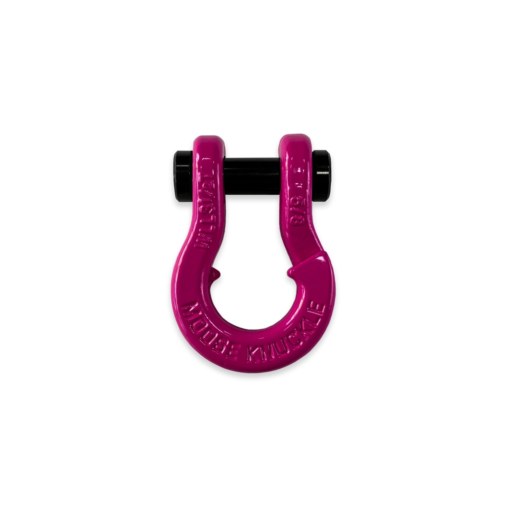 Moose Knuckle Offroad, 5/8 Recovery Towing Split Shackle Pogo Pink, Working Load Limit 7000 lb, Model FN000025-183