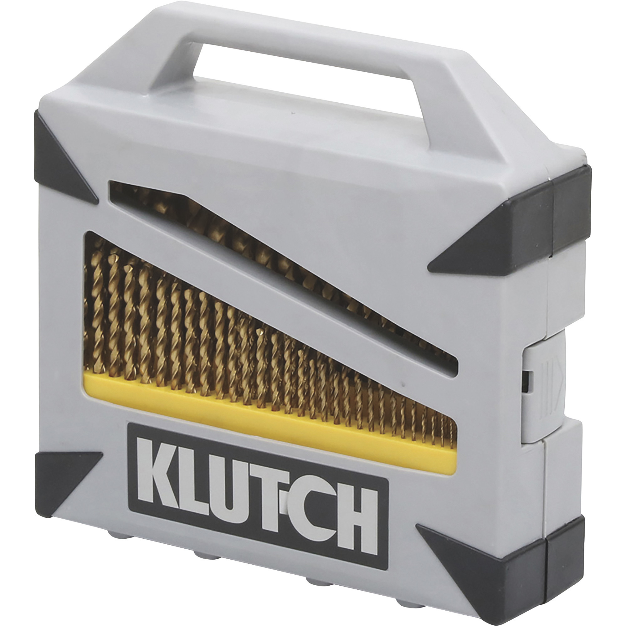 Klutch Titanium-Coated Drill Bit Set, 115-Piece