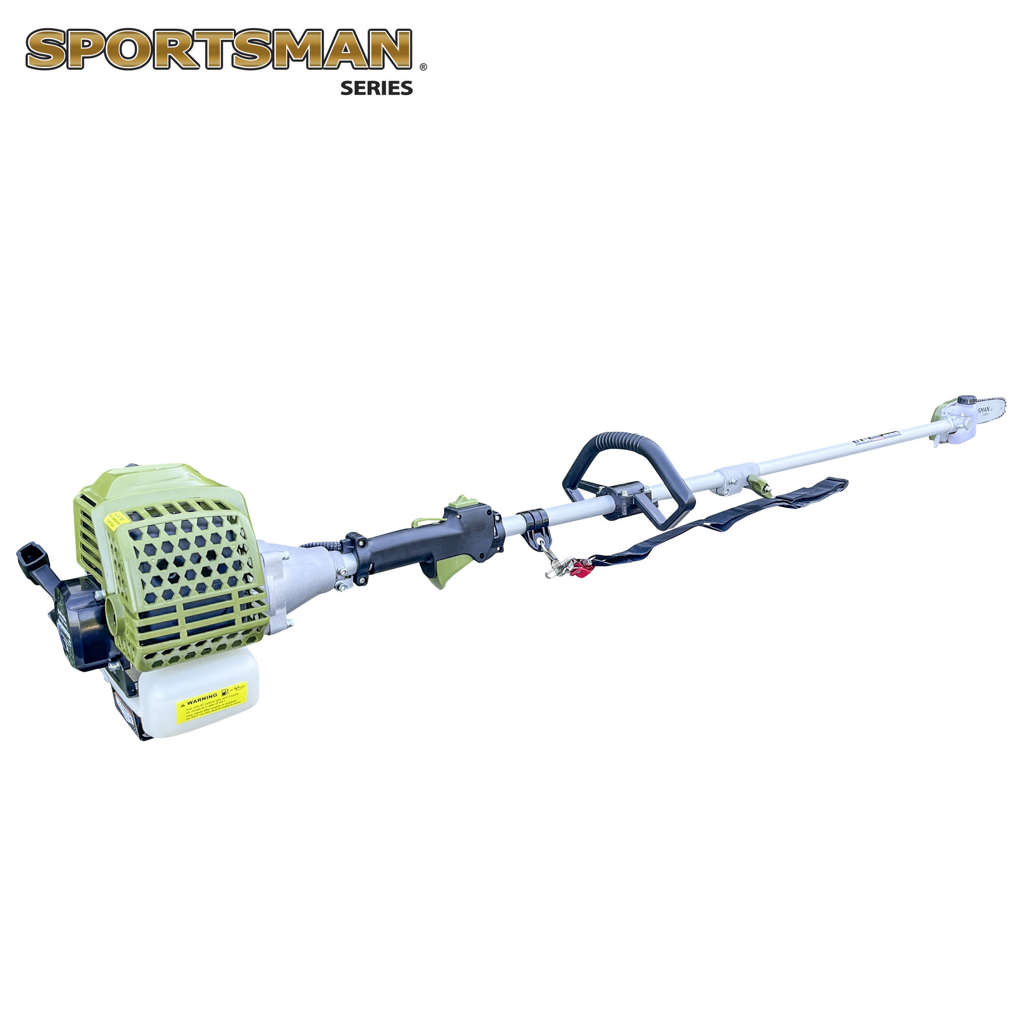 Sportsman Series, Gas Pole Saw With Hedge Trimmer, Bar Length 9.75 in, Operating Height 1 ft, Model GPSHT32