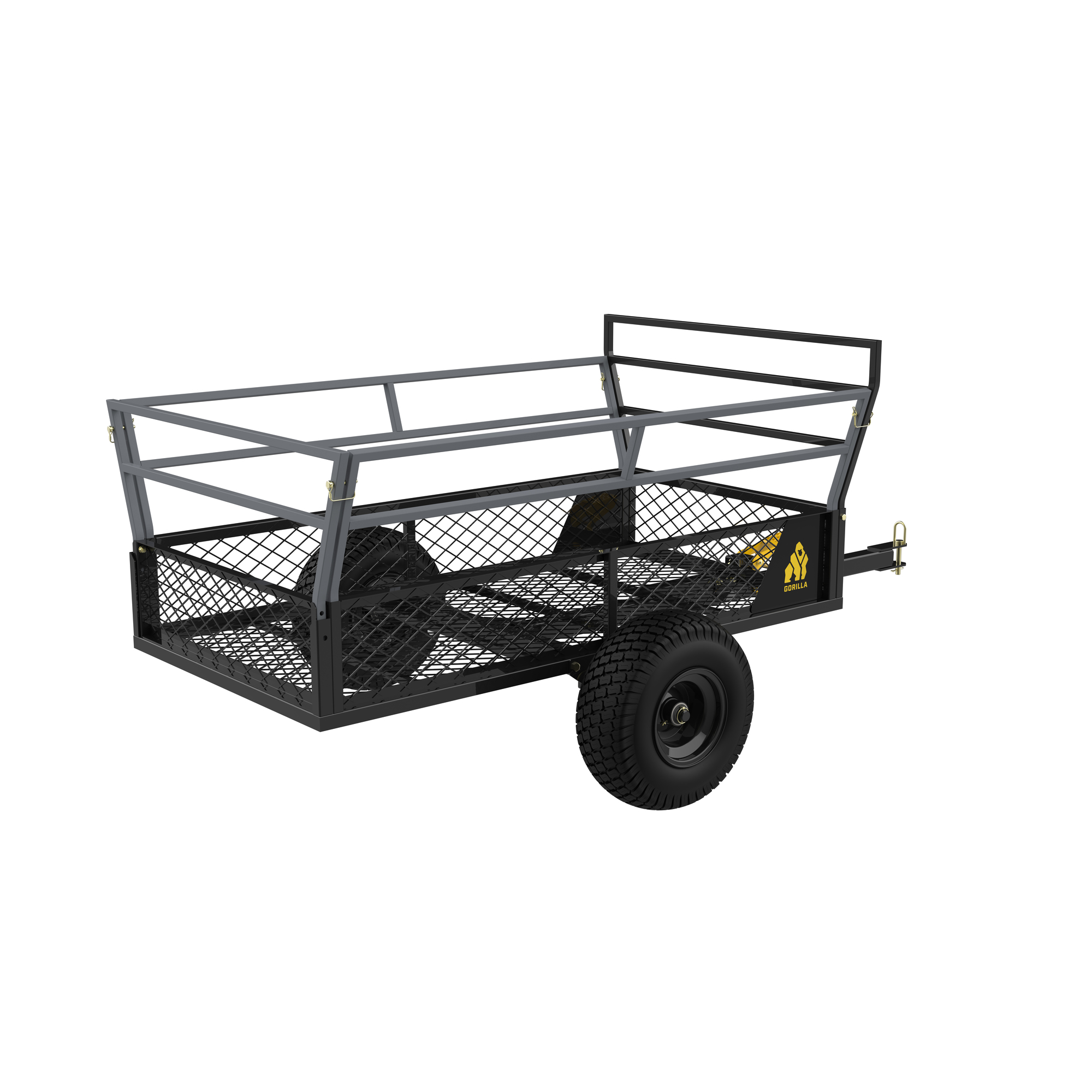Gorilla Carts, Heavy Duty 1400 lb Utility ATV Trailer, Load Capacity 1400 lb, Model GCV-1400
