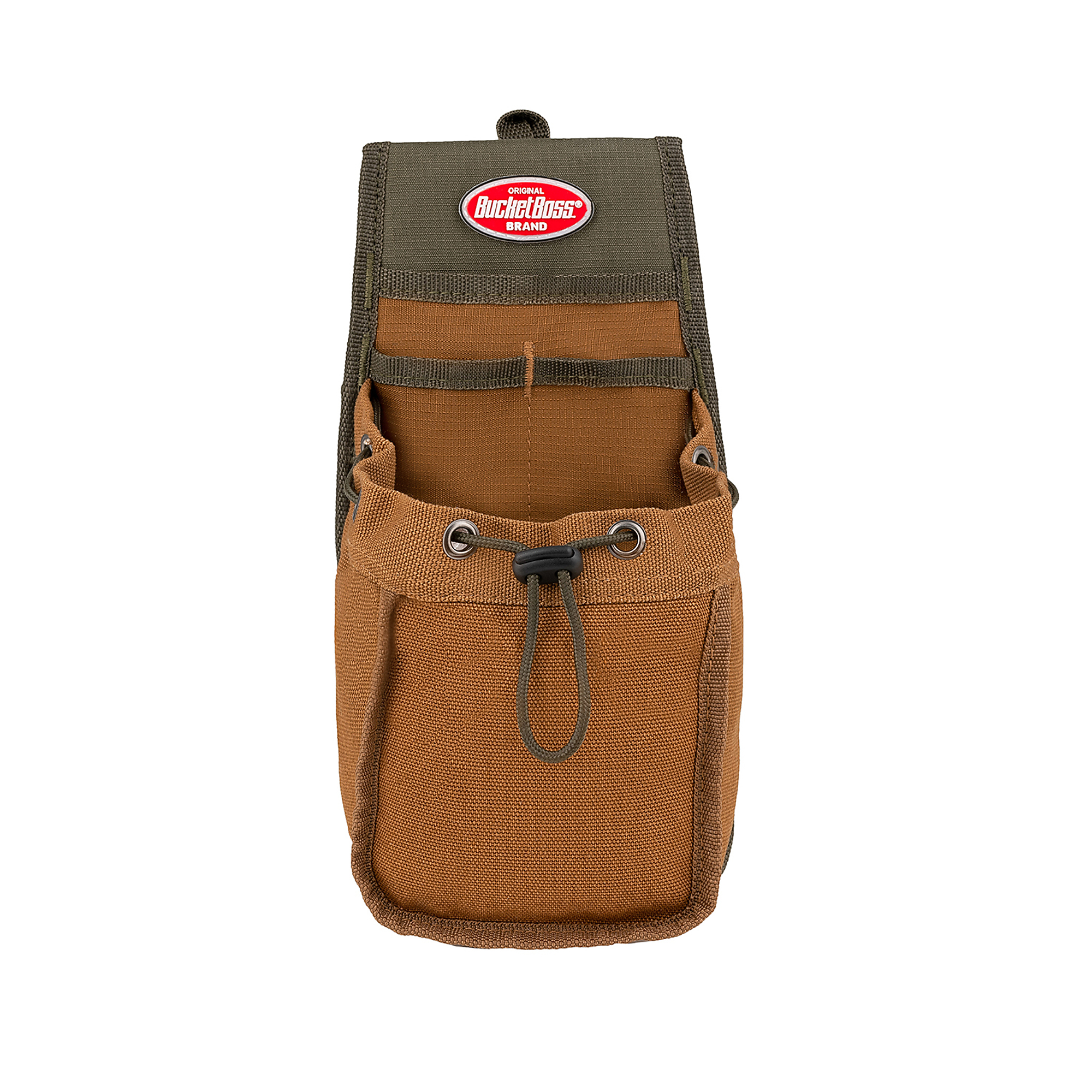 Bucket Boss, 4 Pocket Pouch, Color Brown, Pockets (qty.) 3 Material Canvas, Model 54130