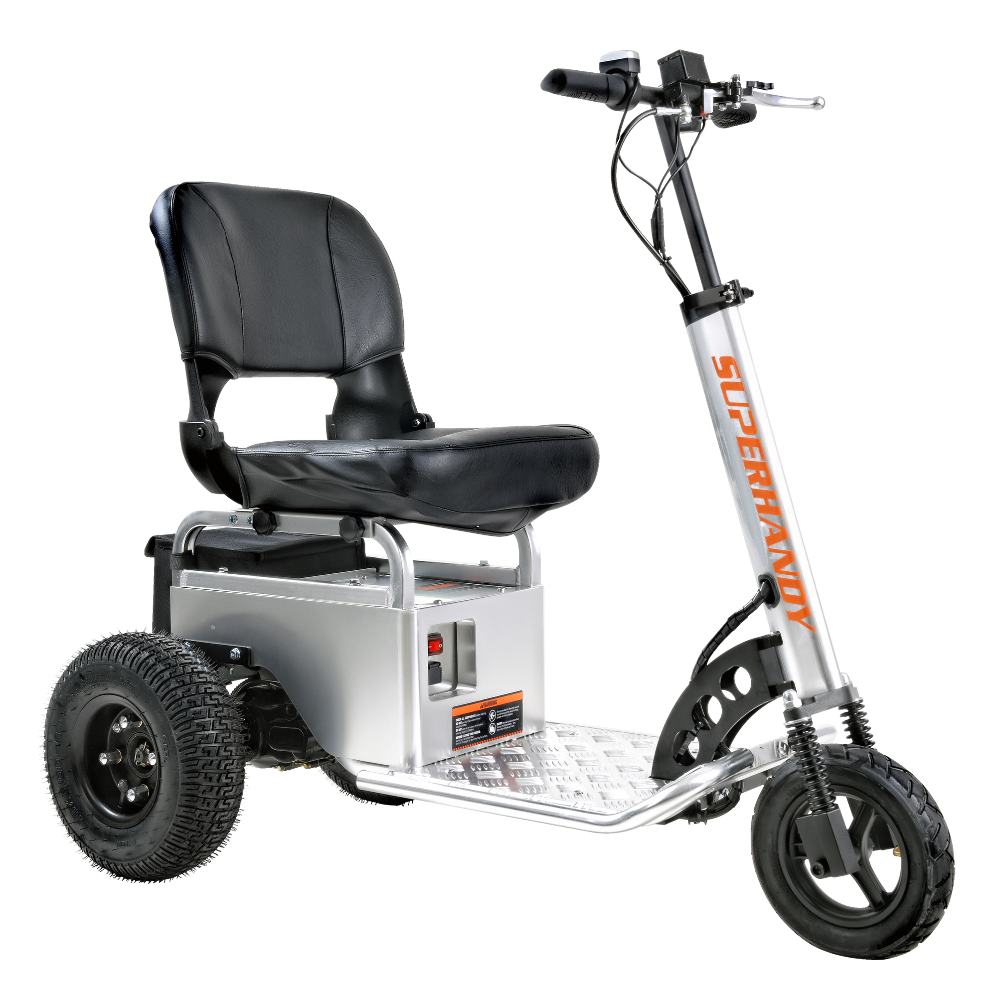 SuperHandy, Tow Tractor Riding Scooter, Weight Capacity 350 lb, Model TRI-GUO098