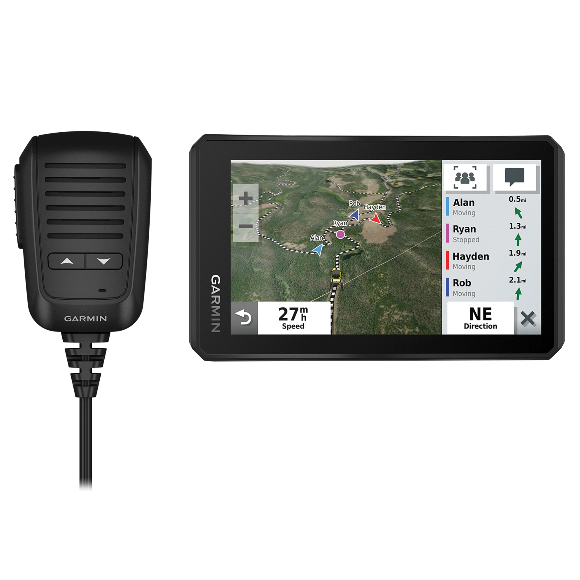 Garmin Tread , 5.5Inch Powersport GPS Navigator, Monitor Size 5.5 in, Power Source Battery or USB, Model 010-02406-00