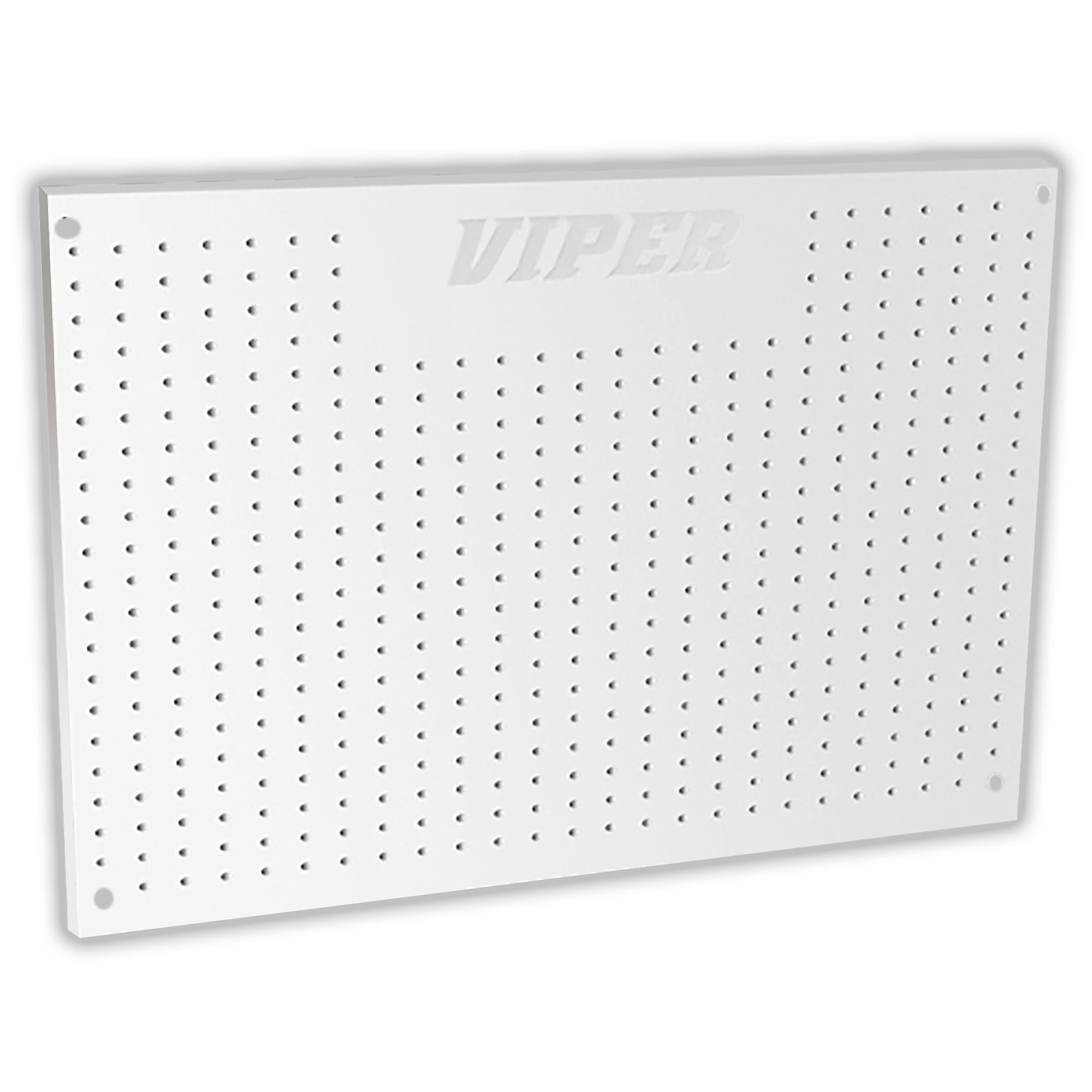 Viper Tool Storage, 24Inch x 36Inch Steel Pegboard, White, Capacity 50 lb, Length 24 in, Width 36 in, Model V2436PBWH