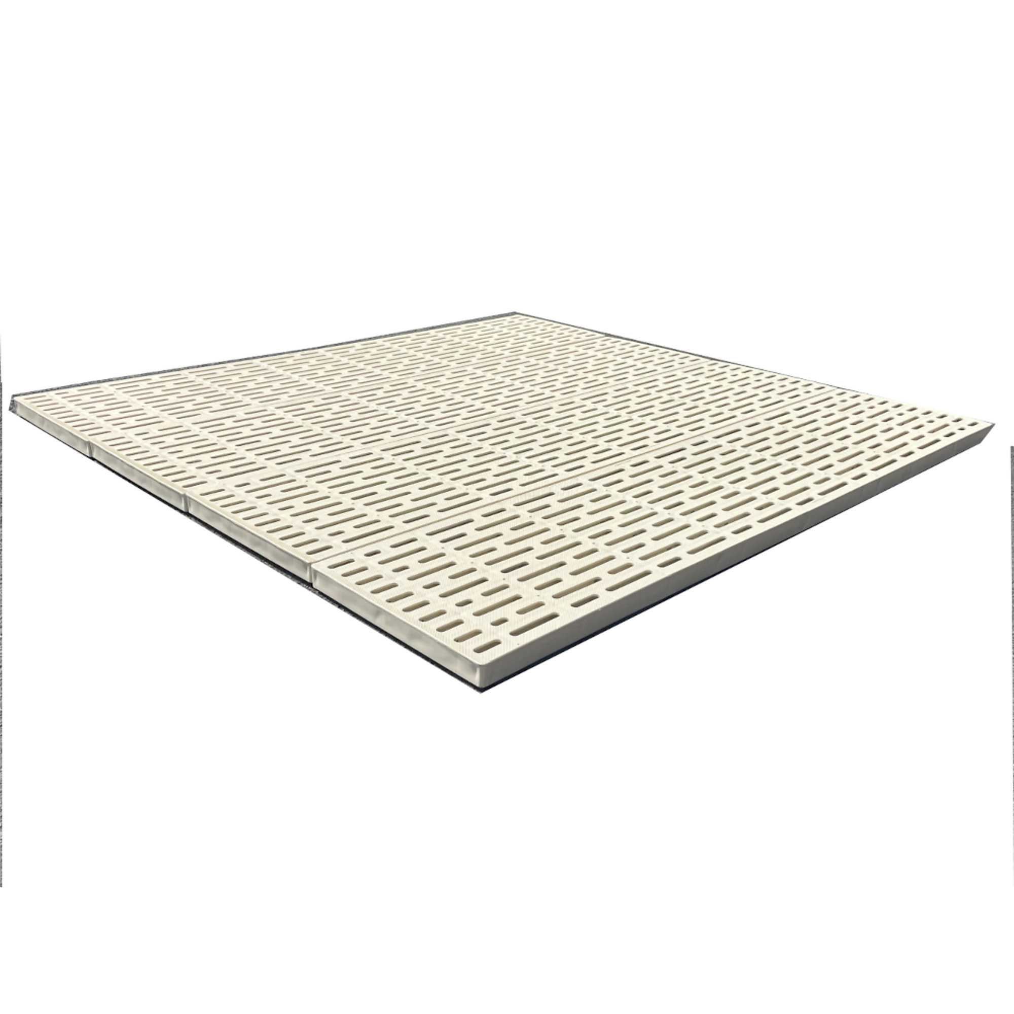 Patriot Docks, Reinforced Poly 4ft.x4ft. Deck Section (TAN), Product Type Hardware, Length 48 in, Width 48 in, Model 10861