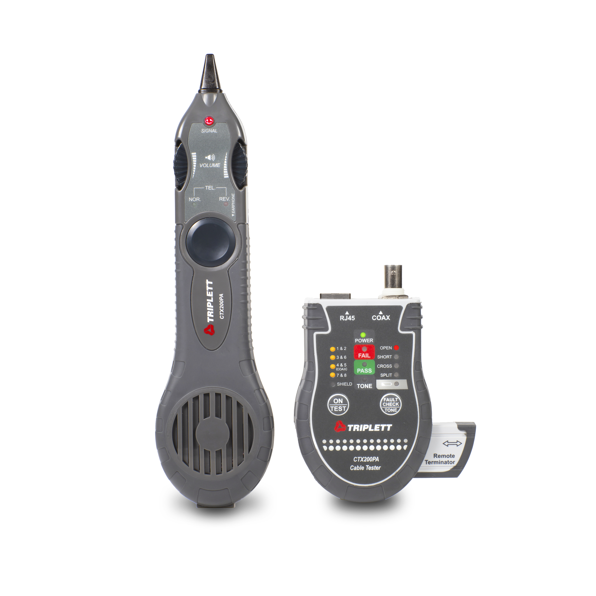 Triplett, Network Cable Tester with Inductive Probe, Model CTX200PA