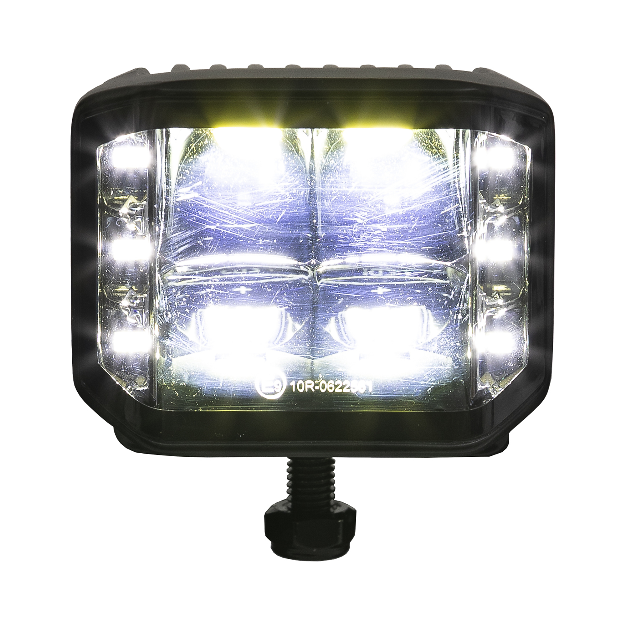 Buyers Products, 4Inch Wide Angle Edgeless Work Light, Light Type LED, Lens Color Multi, Included (qty.) 1 Model 1492240