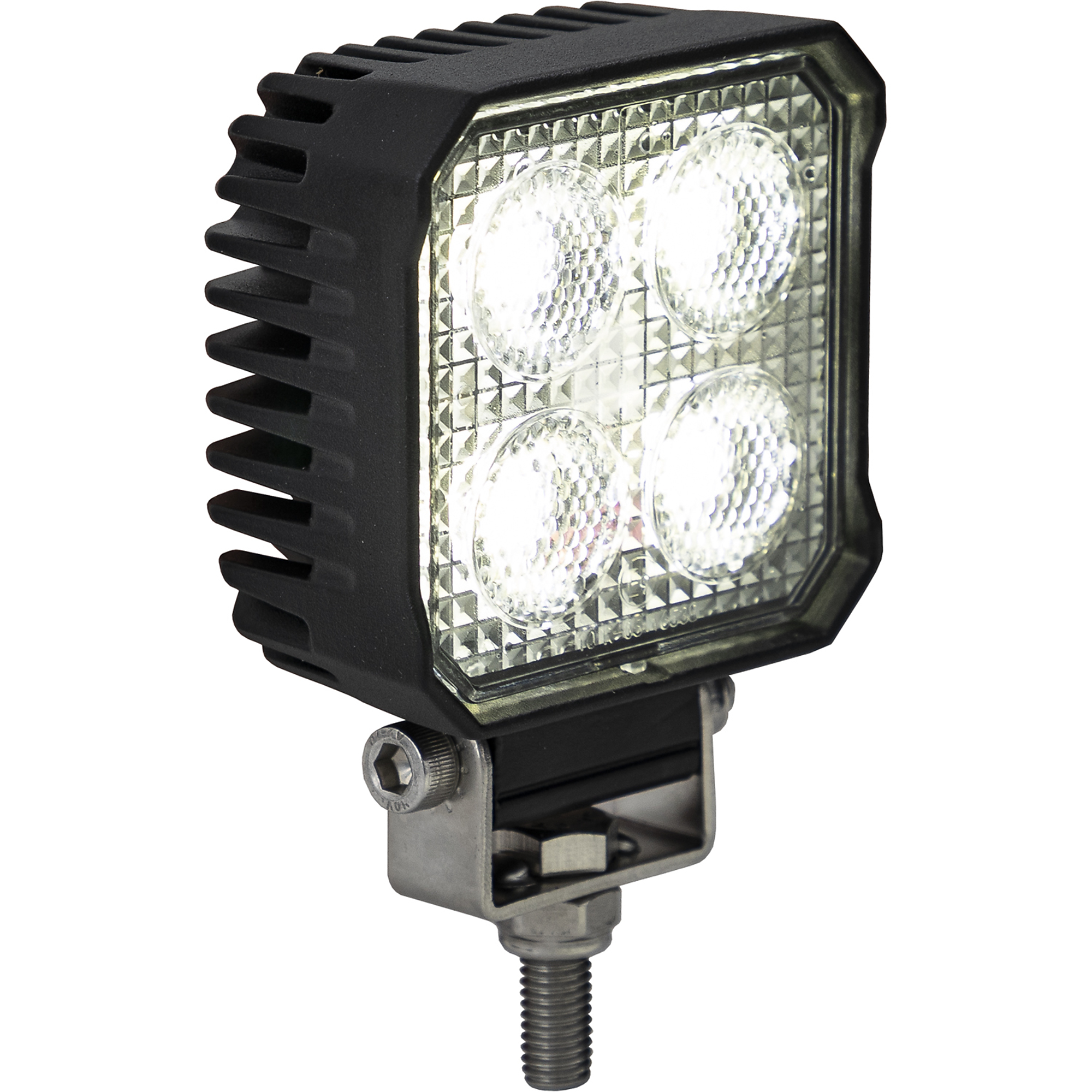 Buyers Products, 2Inch LED Square Flood Light, Light Type LED, Lens Color Clear, Included (qty.) 1 Model 1492303