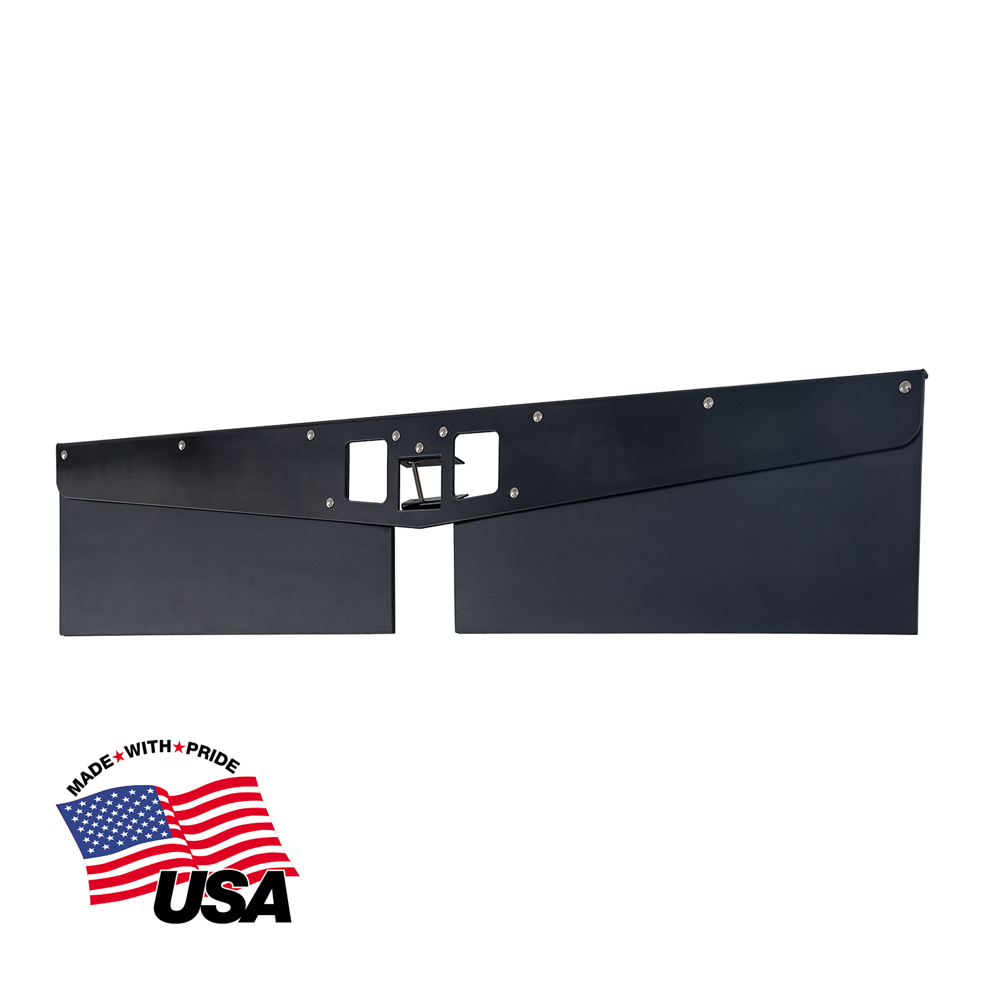 Buyers Products, Hitch Mounted Stone Guards with 15Inch Rubber Flaps, Material Carbon Steel, Model 8597215