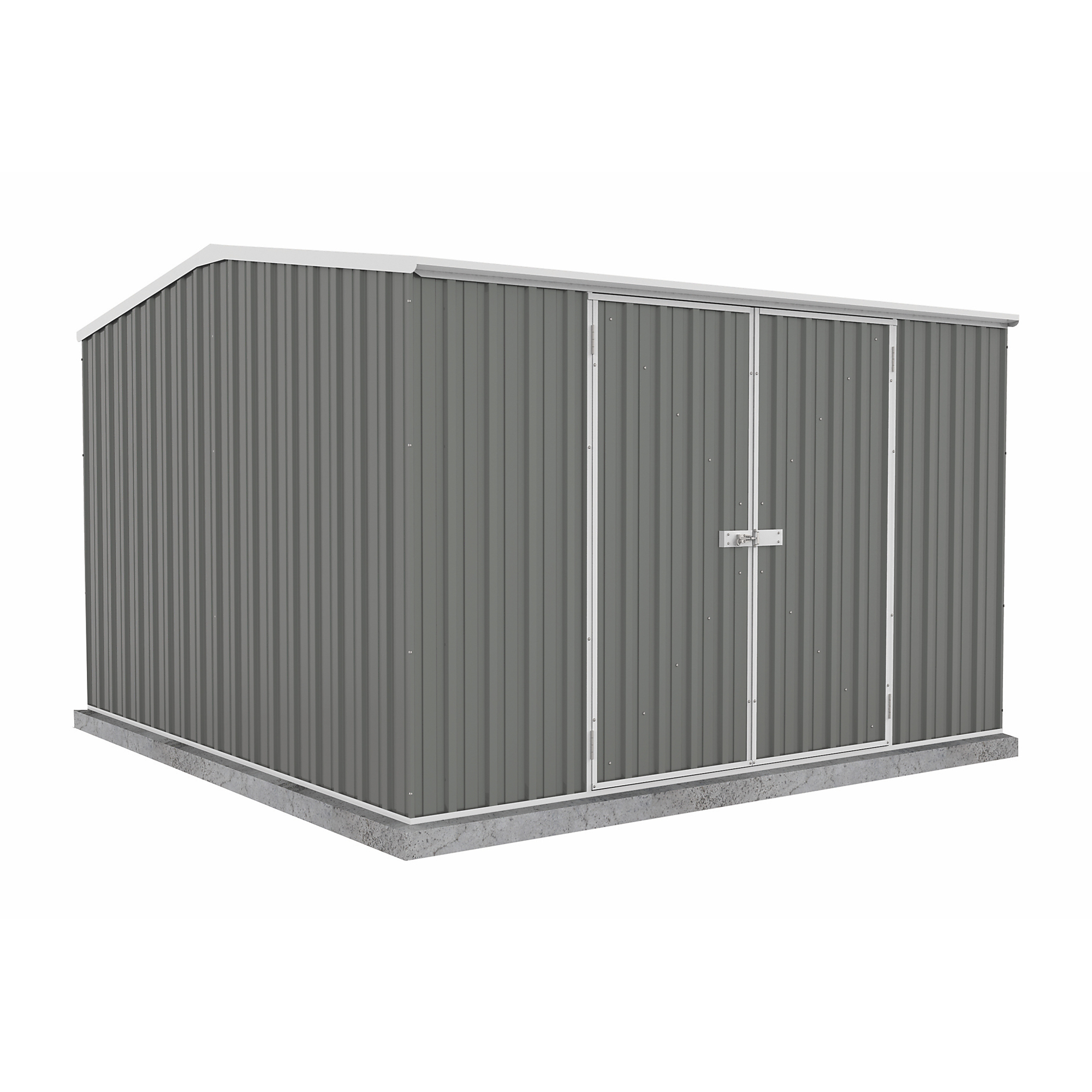 Poly-Tex Inc., Premier 10ft. x 10ft. Metal Storage Shed, Length 118 ft, Width 118 ft, Model WG30302GK-PTX