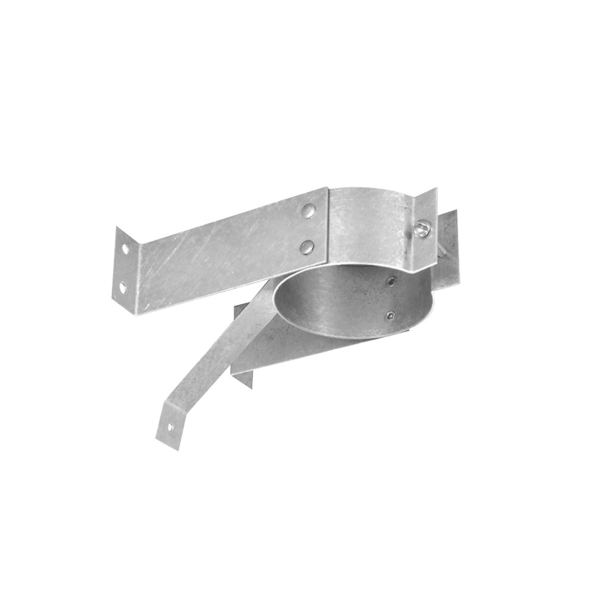 DuraVent, Single Pack 4Inch Pellet Vent Diameter Wall Strap, Included (qty.) 1 Material Galvanized Steel, Model 4PVL-WSS