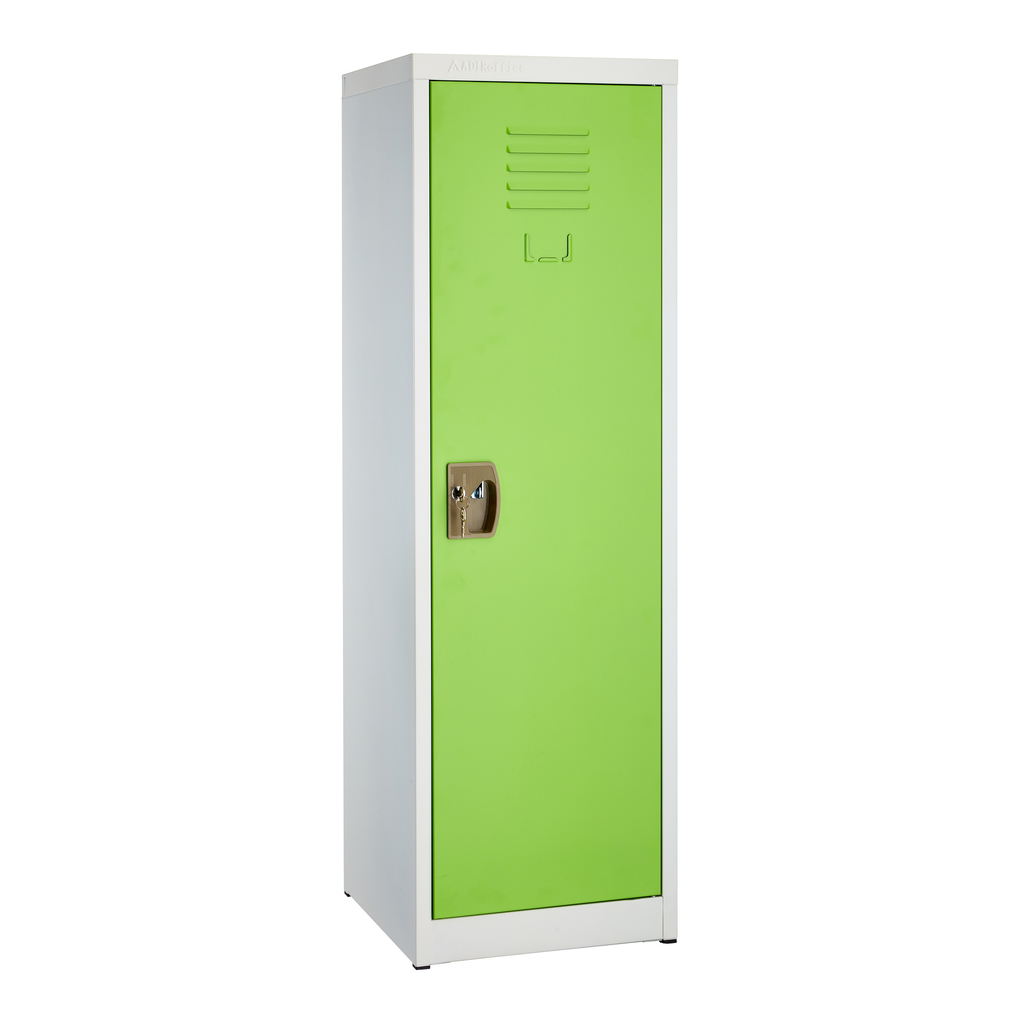 Alpine, 48ft.' Single Tier Locker for Kids - Green, Height 48 in, Width 15 in, Color Green, Model ADI629-01-GRN