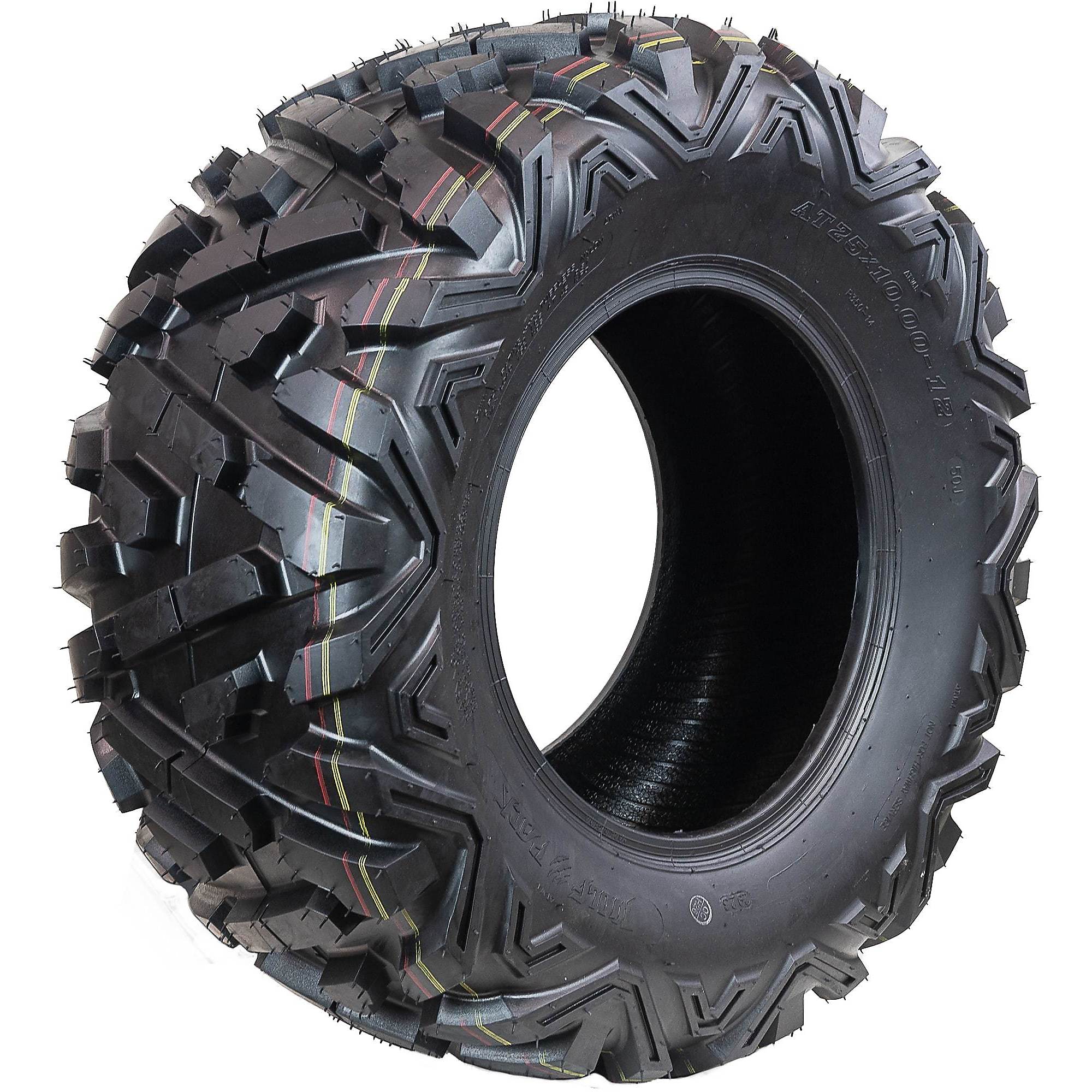 WOLFPACK, ATV/UTV Tire, P350 Tire Size 25X10.00-12 Load Range Rating C, Model WP1002