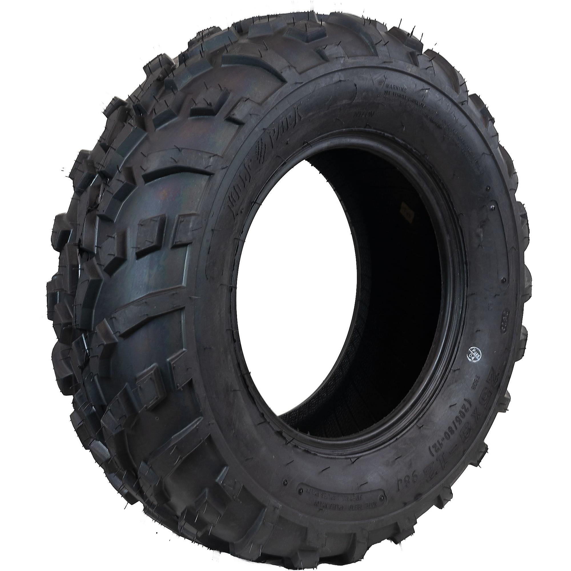 WOLFPACK, ATV/UTV Tire, F938 Tire Size 25x8.00-12 Load Range Rating C, Model WP2001