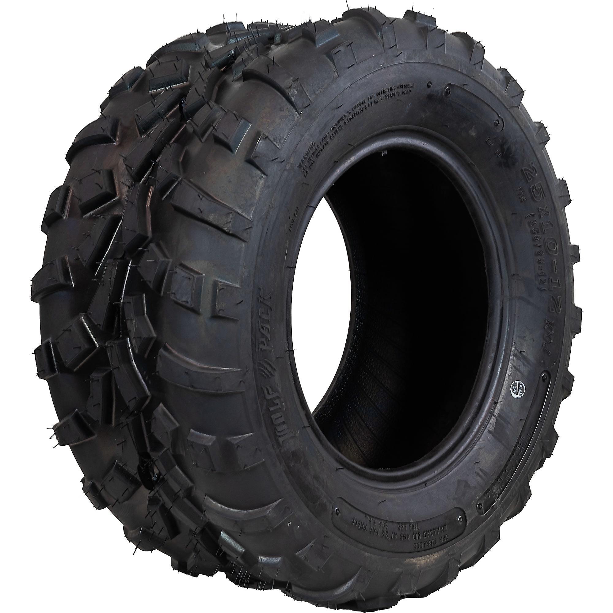 WOLFPACK, ATV/UTV Tire, F938 Tire Size 25x10.00-12 Load Range Rating C, Model WP2002