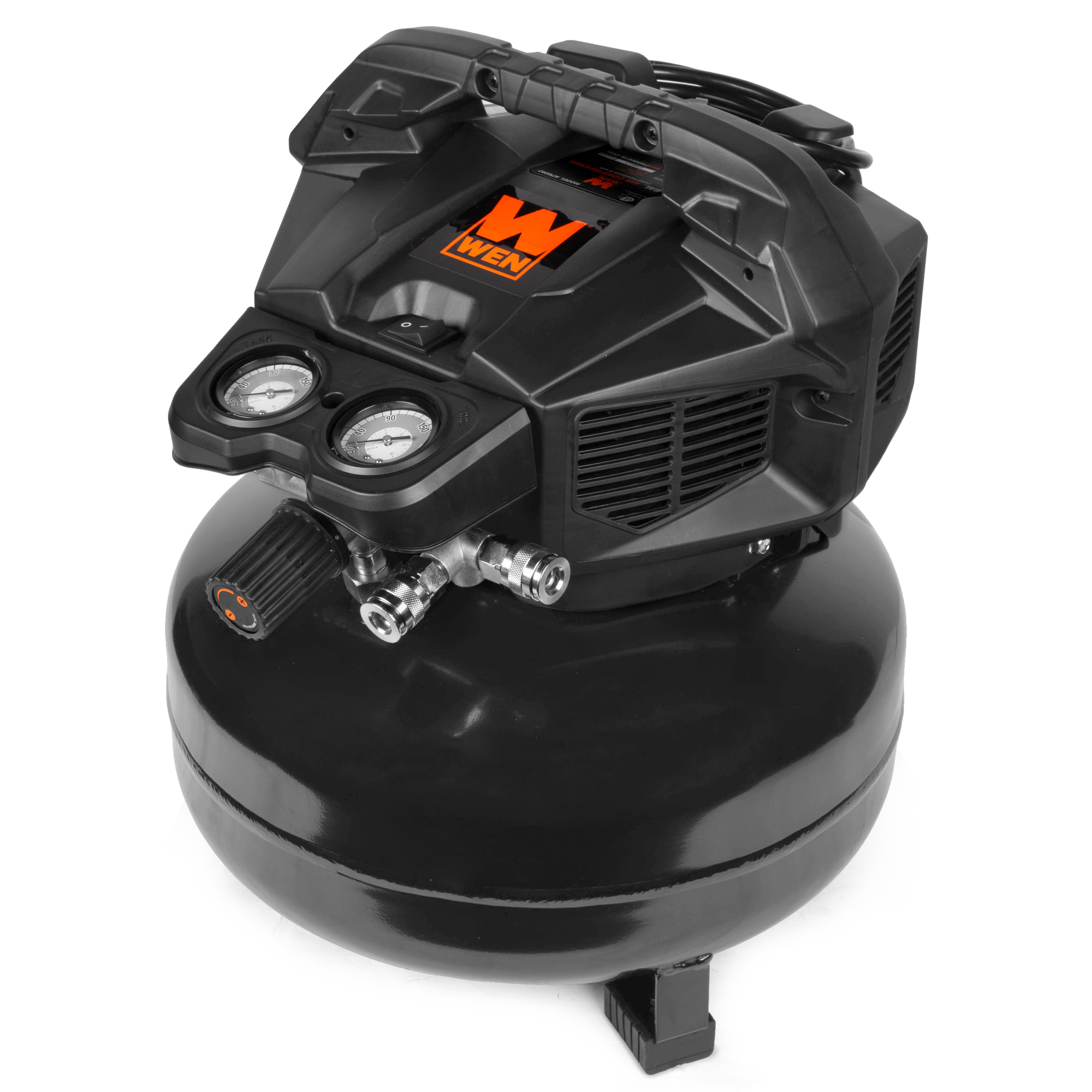 WEN, 6-Gallon Oil-Free Pancake Style Air Compressor, Air Tank Size 6 Gal, Volts 120 Model AP6092