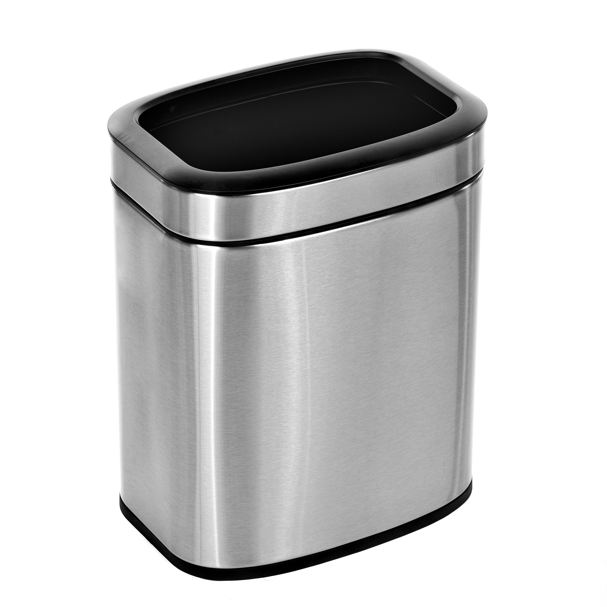 Alpine, 2.6 Gallon Stainless Steel Open Top Trash Can, Capacity 2.6 Gal, Model ALP470-10L