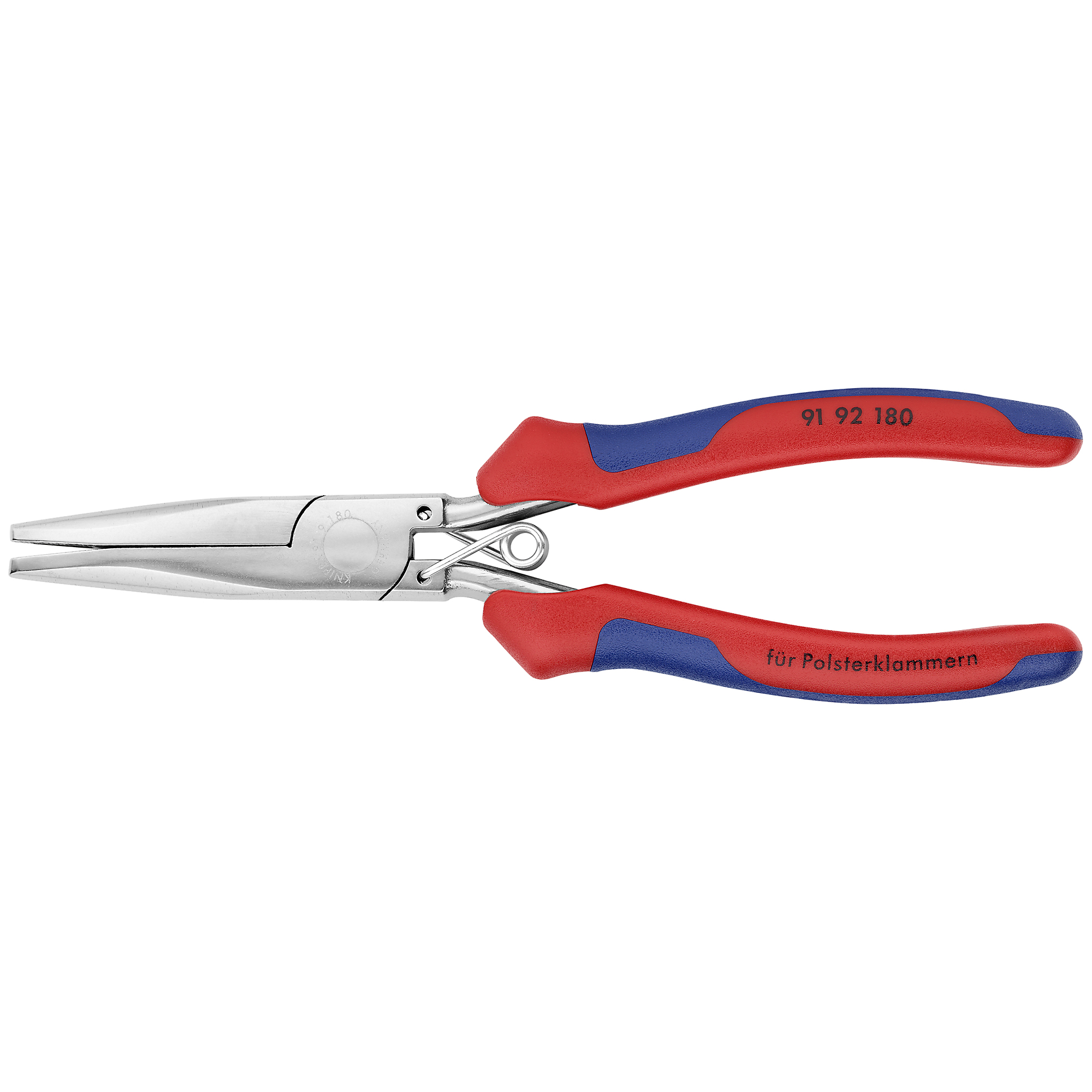 KNIPEX, Hog Ring Pliers, Comfort grip, 7.25Inch, Pieces (qty.) 1 Material Steel, Model 91 92 180