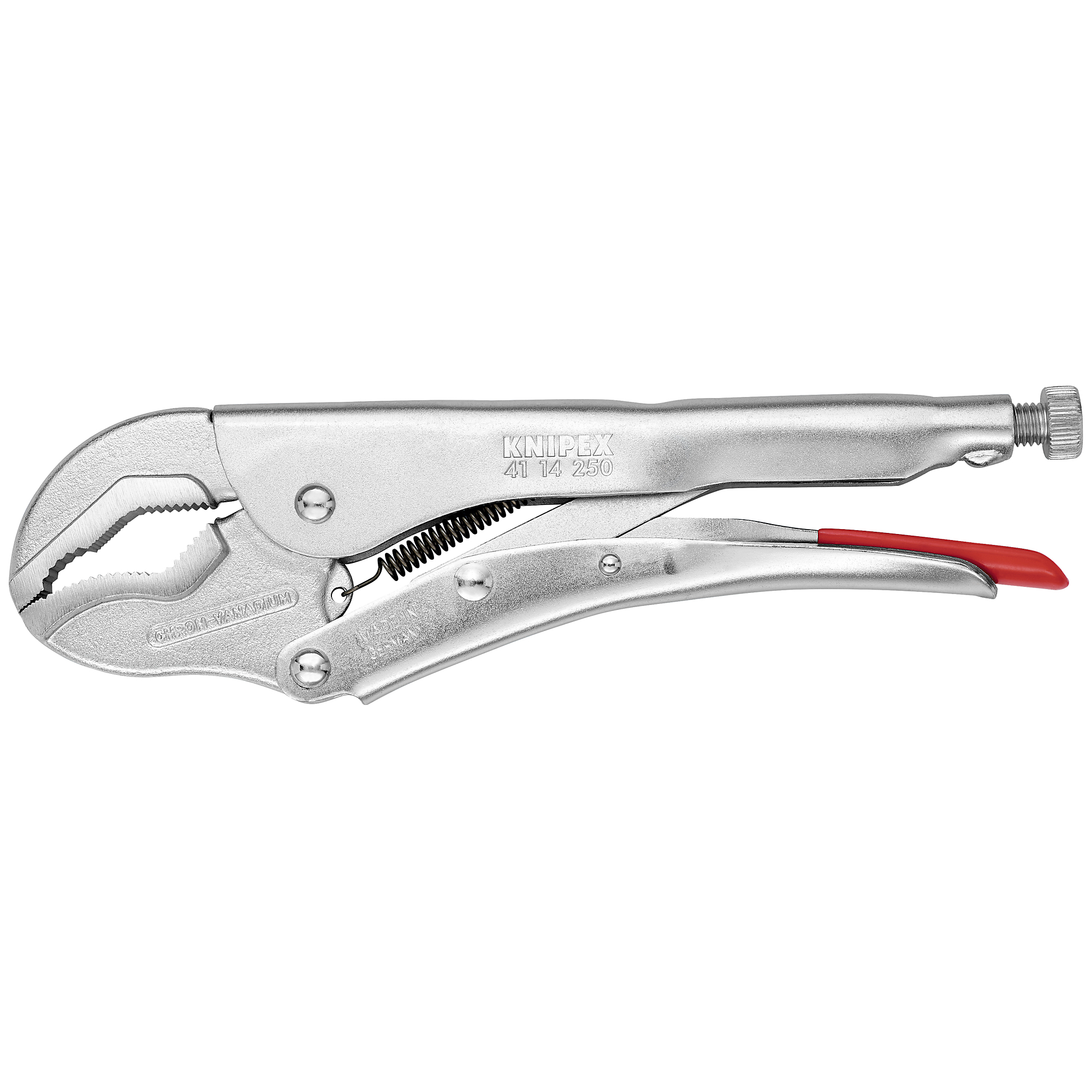 KNIPEX, Grip Pliers-Universal Jaws, Serrated, 10Inch, Pieces (qty.) 1 Material Steel, Jaw Capacity 1.422 in, Model 41 14 250