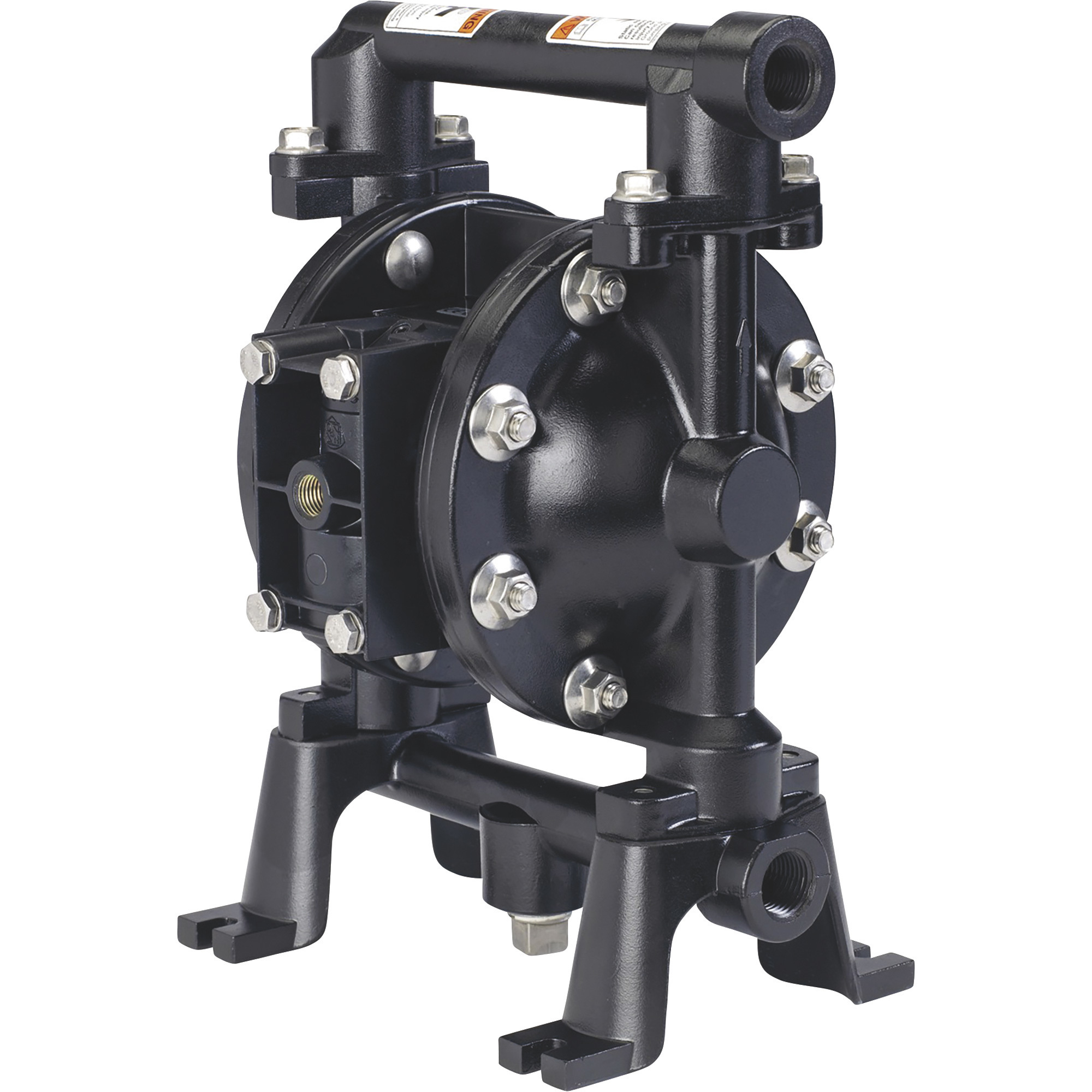 ARO Air-Operated Double Diaphragm Fuel Transfer Pump, 1/2Inch Ports, 12 GPM, Aluminum/Viton, Model 670042