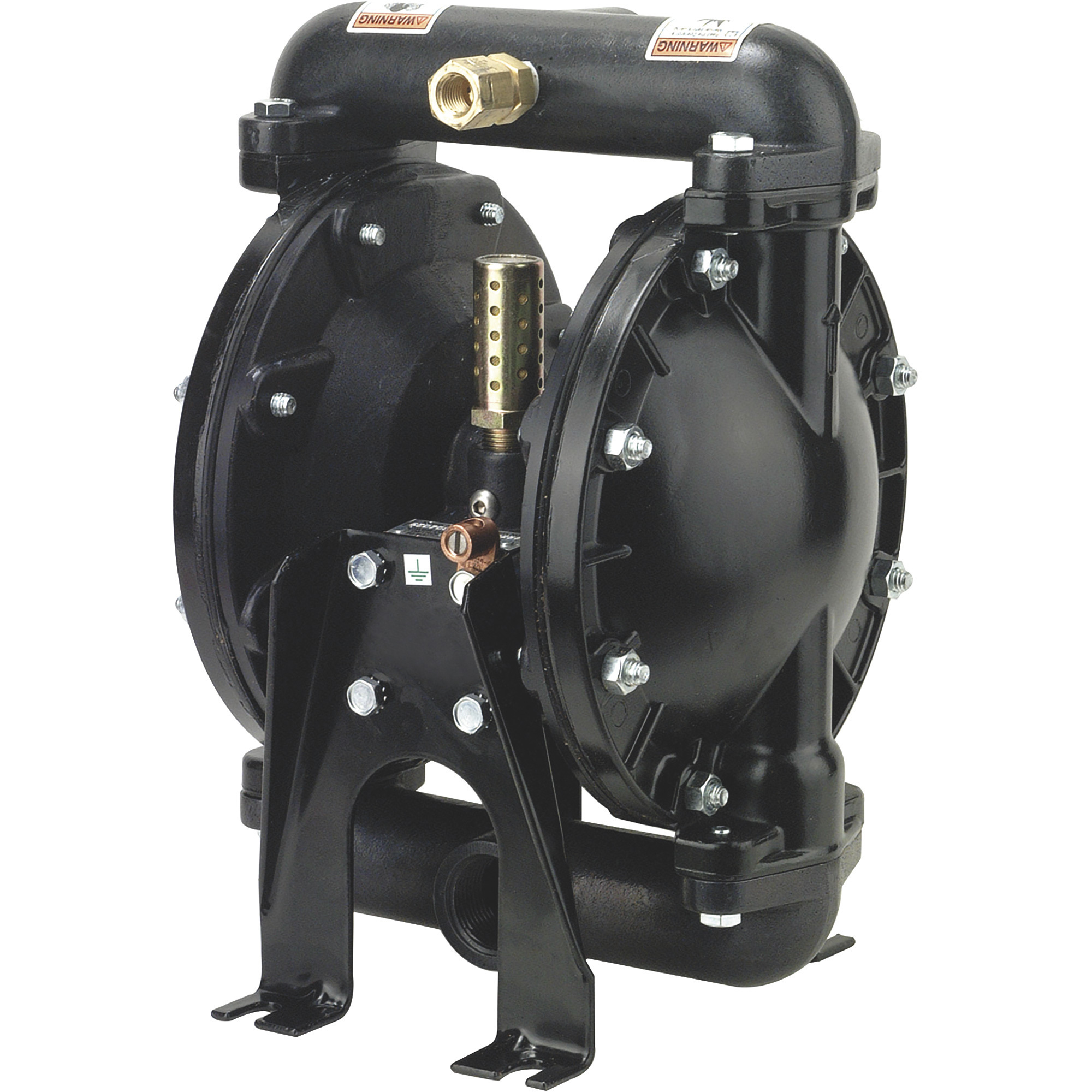 Air-Operated Double Diaphragm Fuel Transfer Pump — 1Inch Ports, 29 GPM, Aluminum/Acetal/Viton, Model - ARO 650717-C