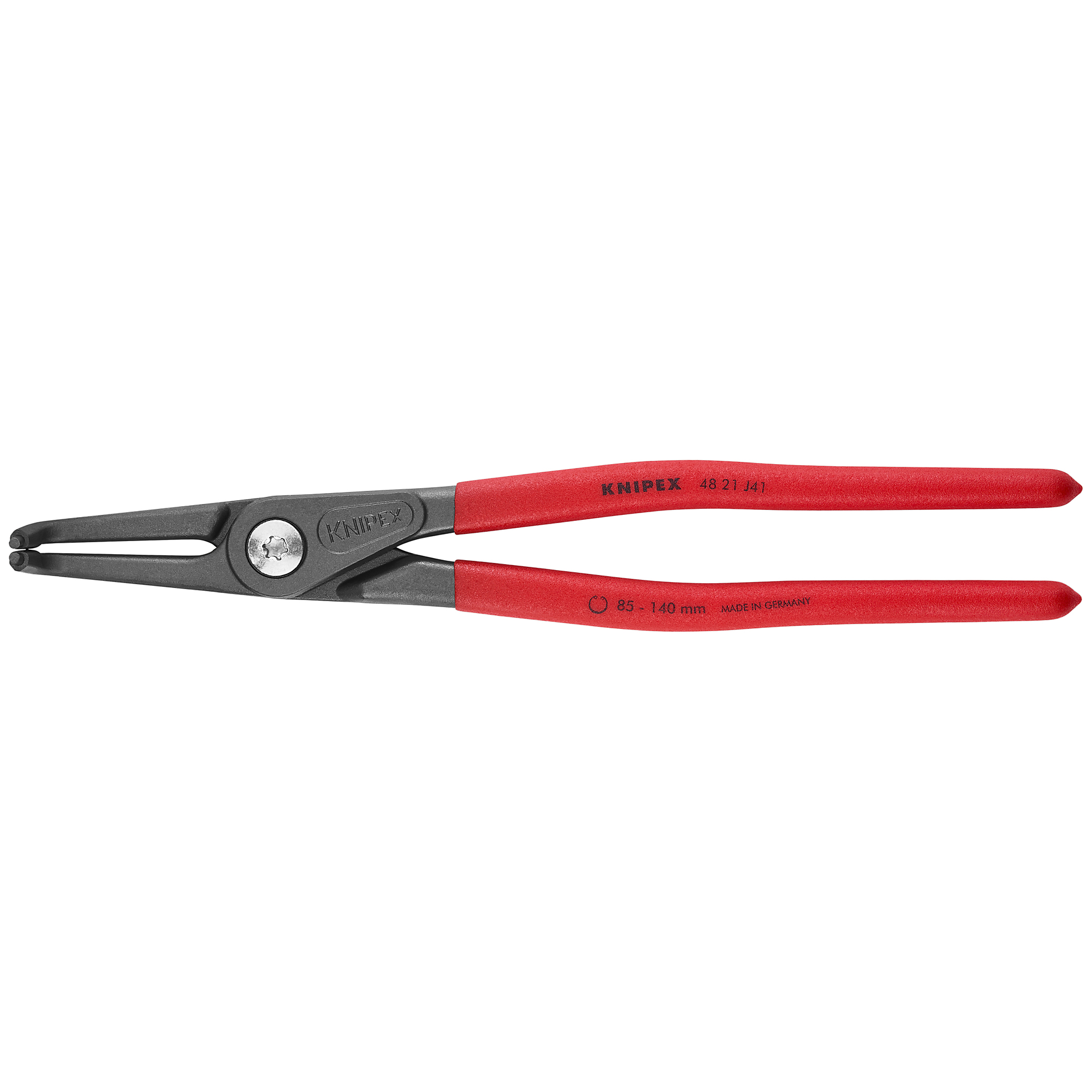 KNIPEX, Int 90Â° Prec. Snap Ring Pliers, 1/8 tip, 12Inch, Pieces (qty.) 1 Material Steel, Model 48 21 J41