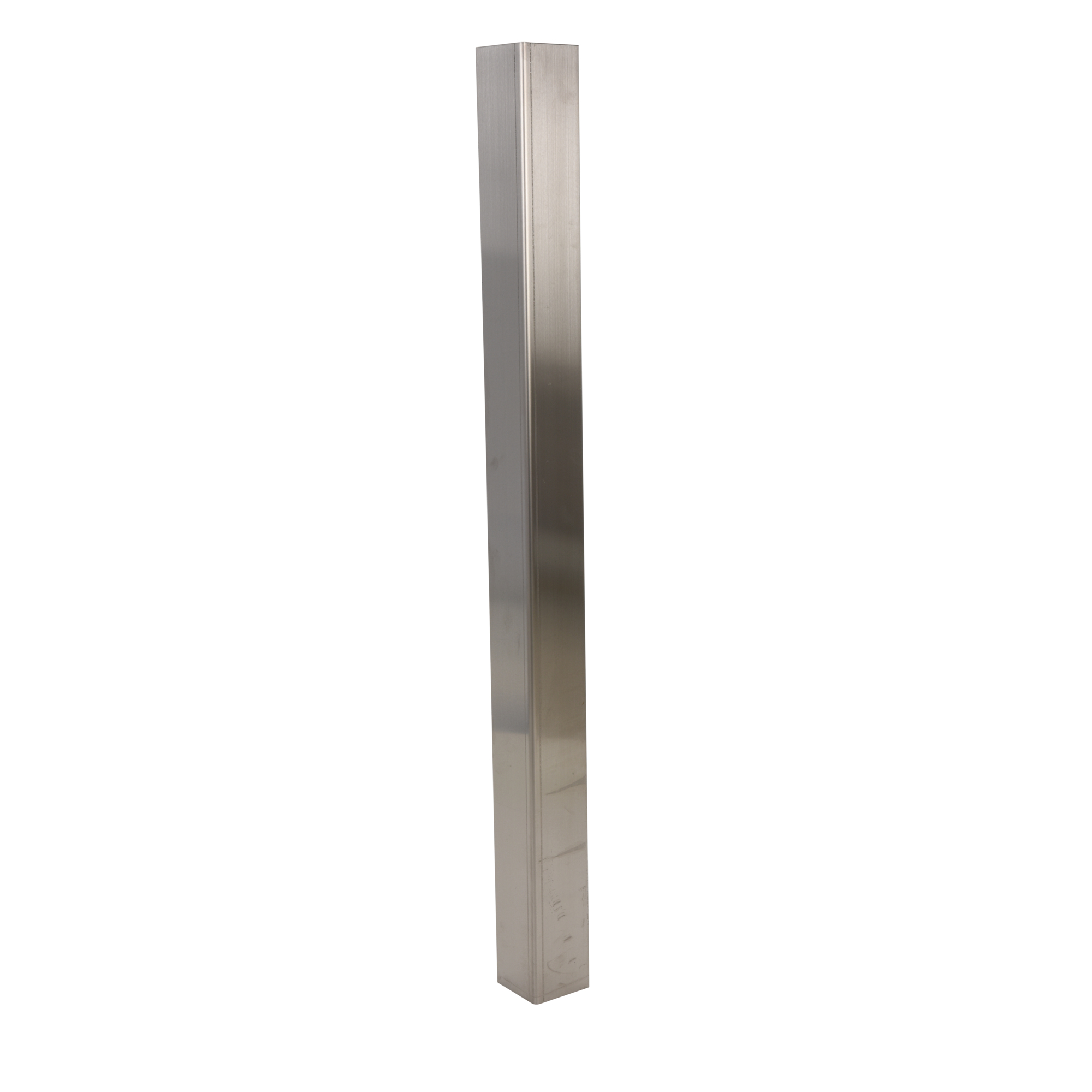Vestil, 304 Stainless steel square corner guard 48Inch Height, Color Silver, Max. Width 3.5 in, Material Stainless Steel, Model SS-48