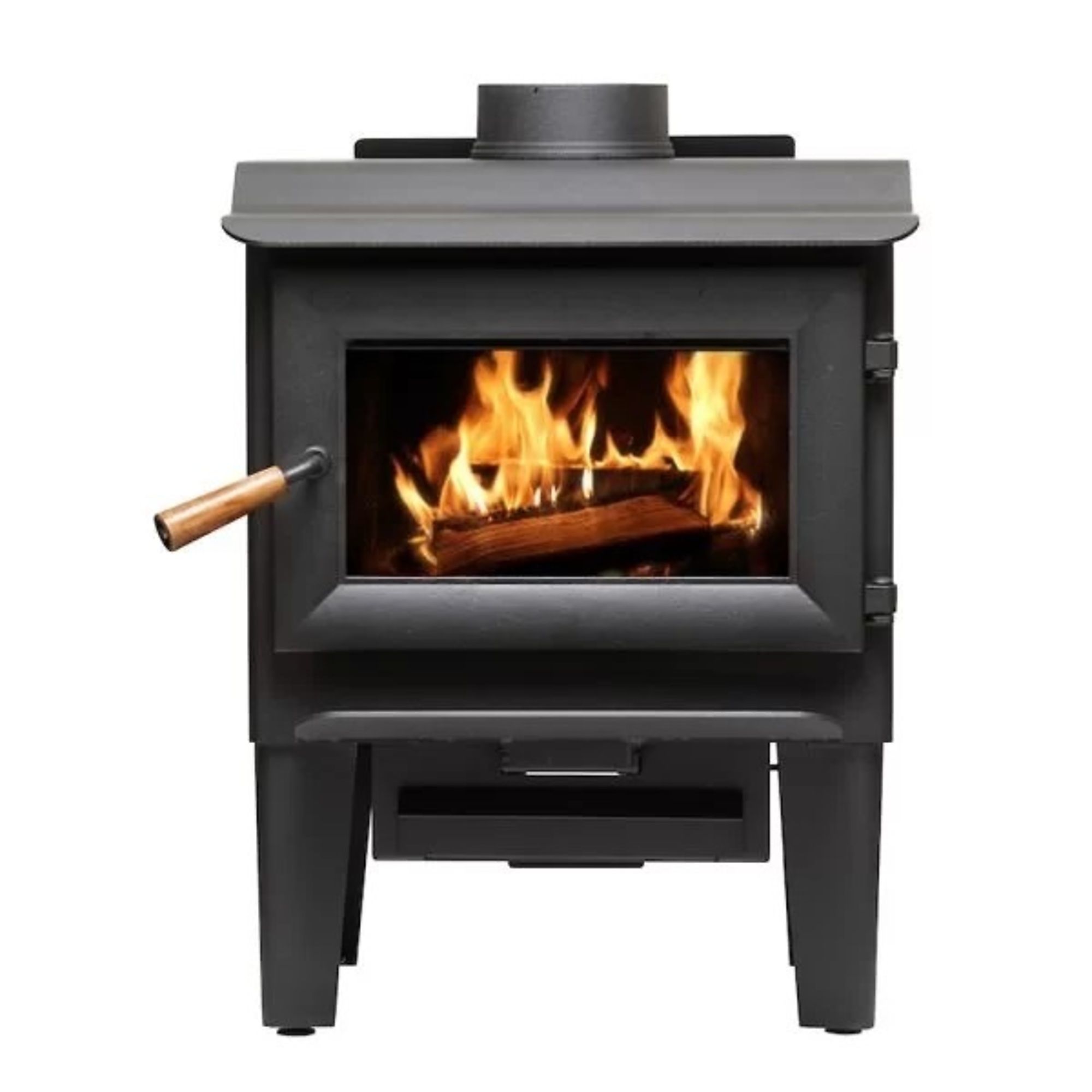 Vogelzang, 1200 Sq. Ft. Wood Stove with Legs, Heat Output 68000 Btu/hour, Heating Capability 1200 ftÂ², Model VG1120-L