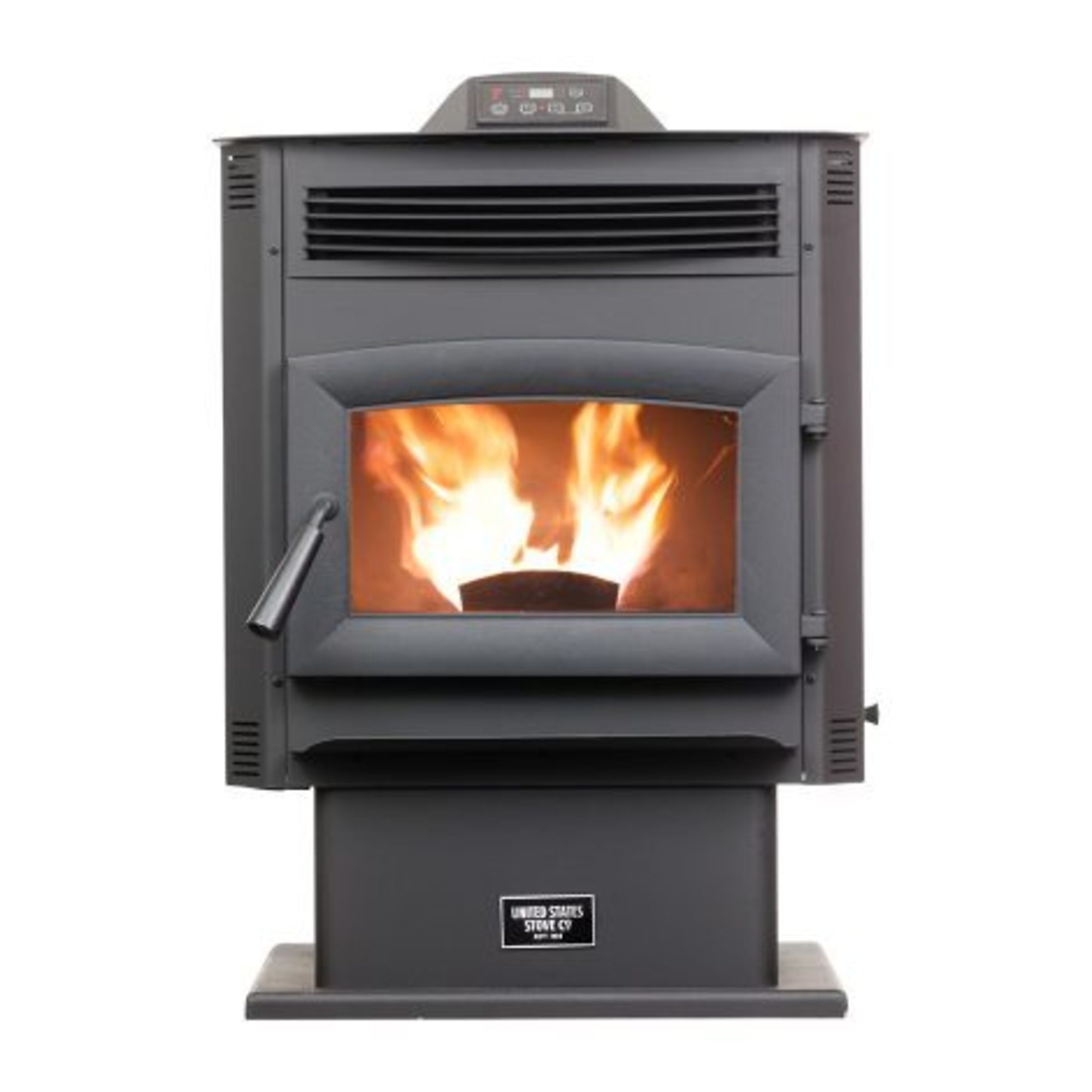 United States Stove Company, 1700 Sq. Ft. Pellet Stove 90 lb. Hopper, Heating Capability 1700 ftÂ², Model US5517-P