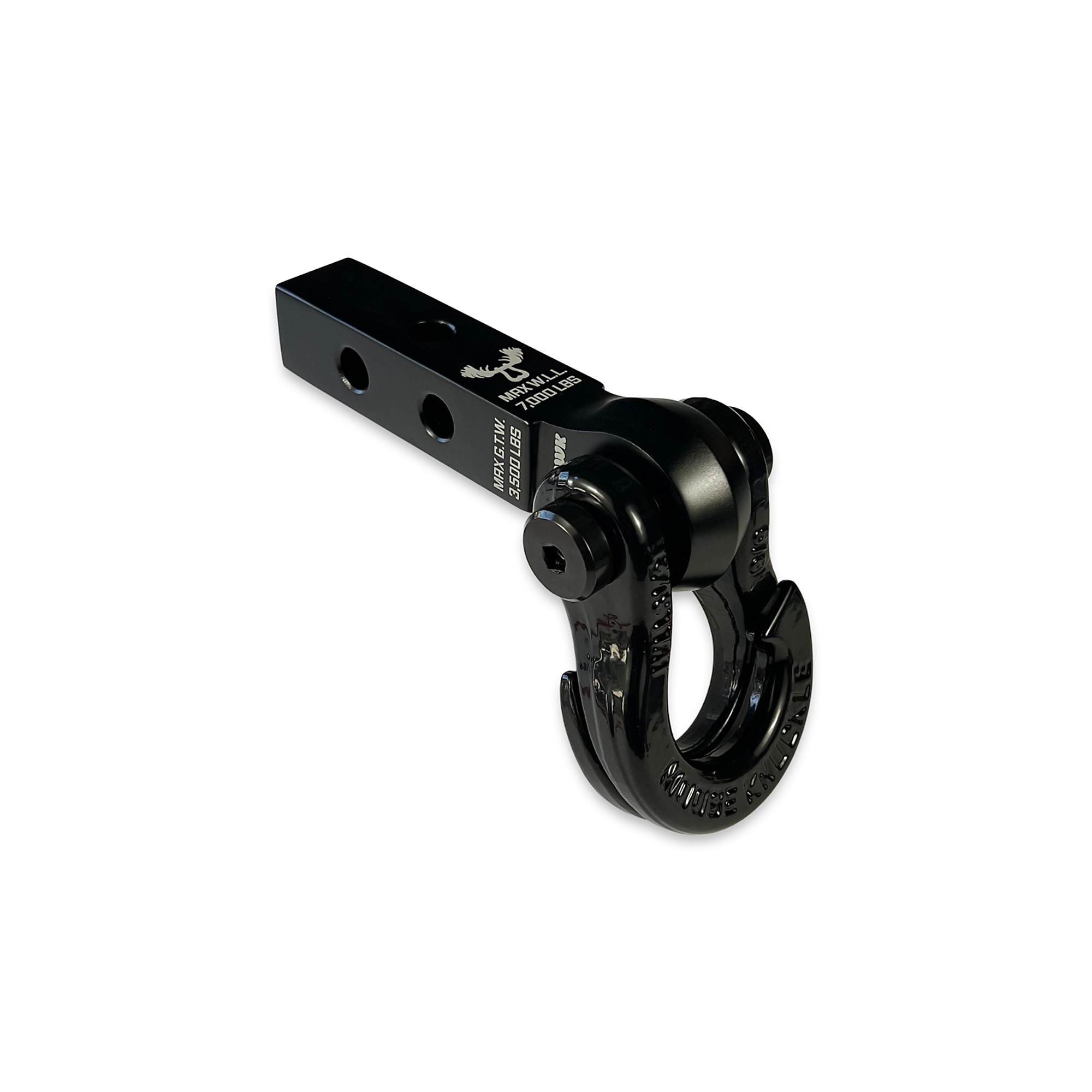 Moose Knuckle Offroad, 5/8 Jowl Split Shackle and Mohawk 1.25 Receiver Combo, Gross Towing Weight 3500 lb, Class Rating Class II, Model FN000042-009