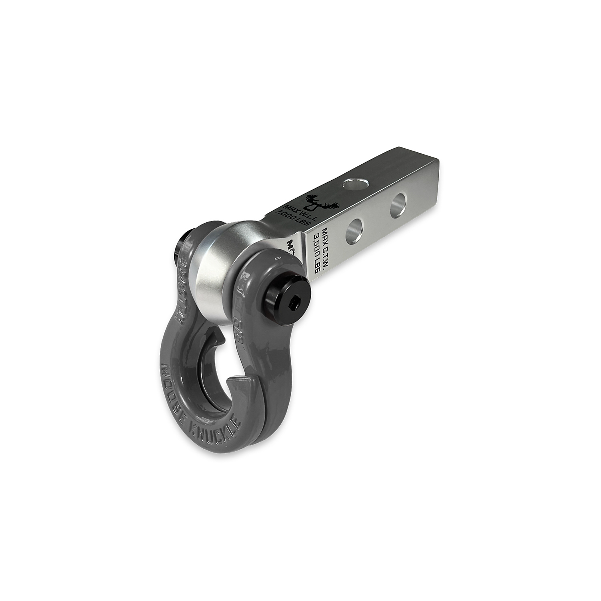 Moose Knuckle Offroad, 5/8 Jowl Split Shackle and Mohawk 1.25 Receiver Combo, Gross Towing Weight 3500 lb, Class Rating Class II, Model FN000043-010