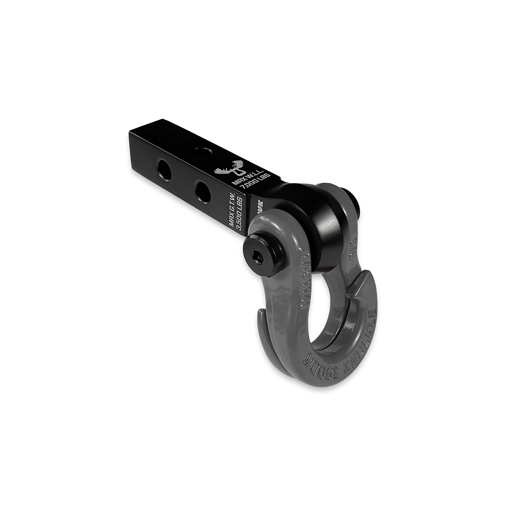 Moose Knuckle Offroad, 5/8 Jowl Split Shackle and Mohawk 1.25 Receiver Combo, Gross Towing Weight 3500 lb, Class Rating Class II, Model FN000042-010
