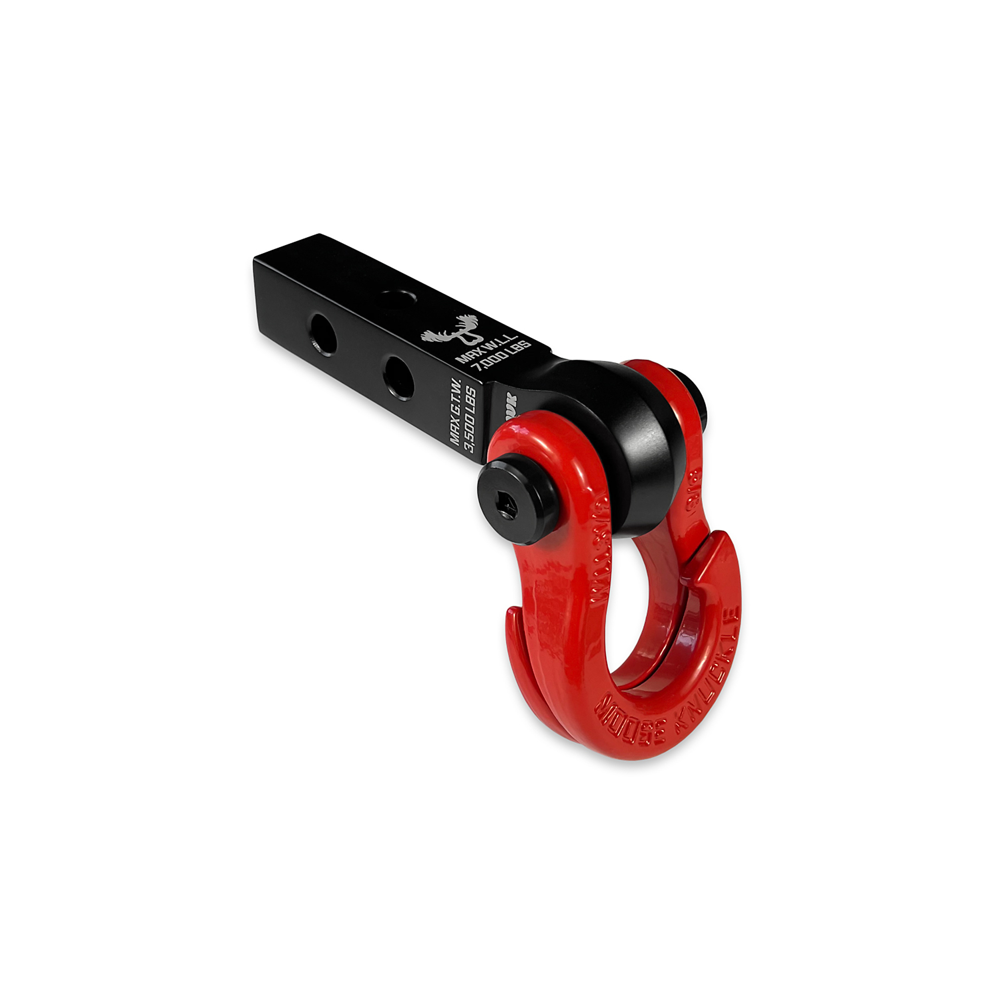 Moose Knuckle Offroad, 5/8 Jowl Split Shackle and Mohawk 1.25 Receiver Combo, Gross Towing Weight 3500 lb, Class Rating Class II, Model FN000042-006