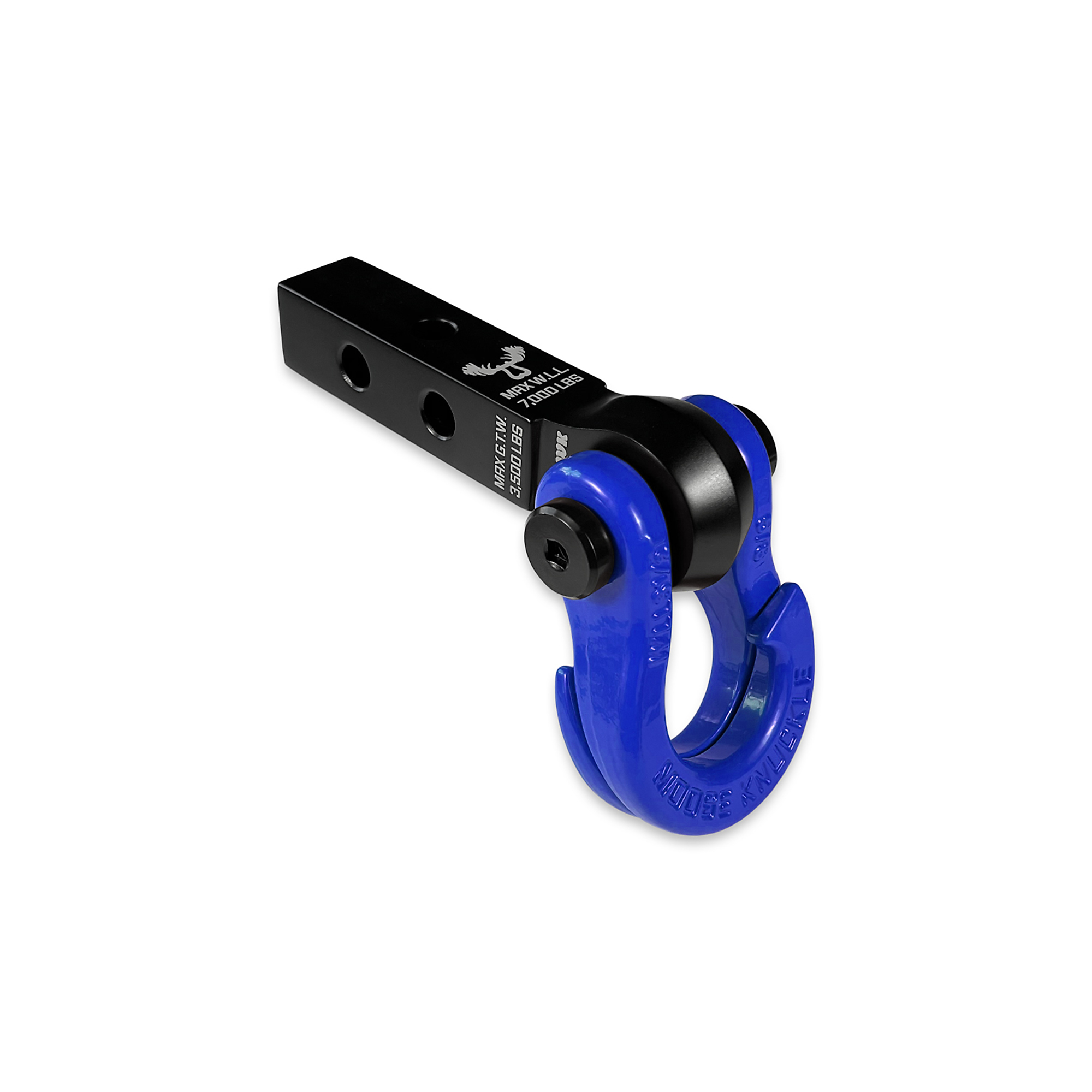 Moose Knuckle Offroad, 5/8 Jowl Split Shackle and Mohawk 1.25 Receiver Combo, Gross Towing Weight 3500 lb, Class Rating Class II, Model FN000042-002